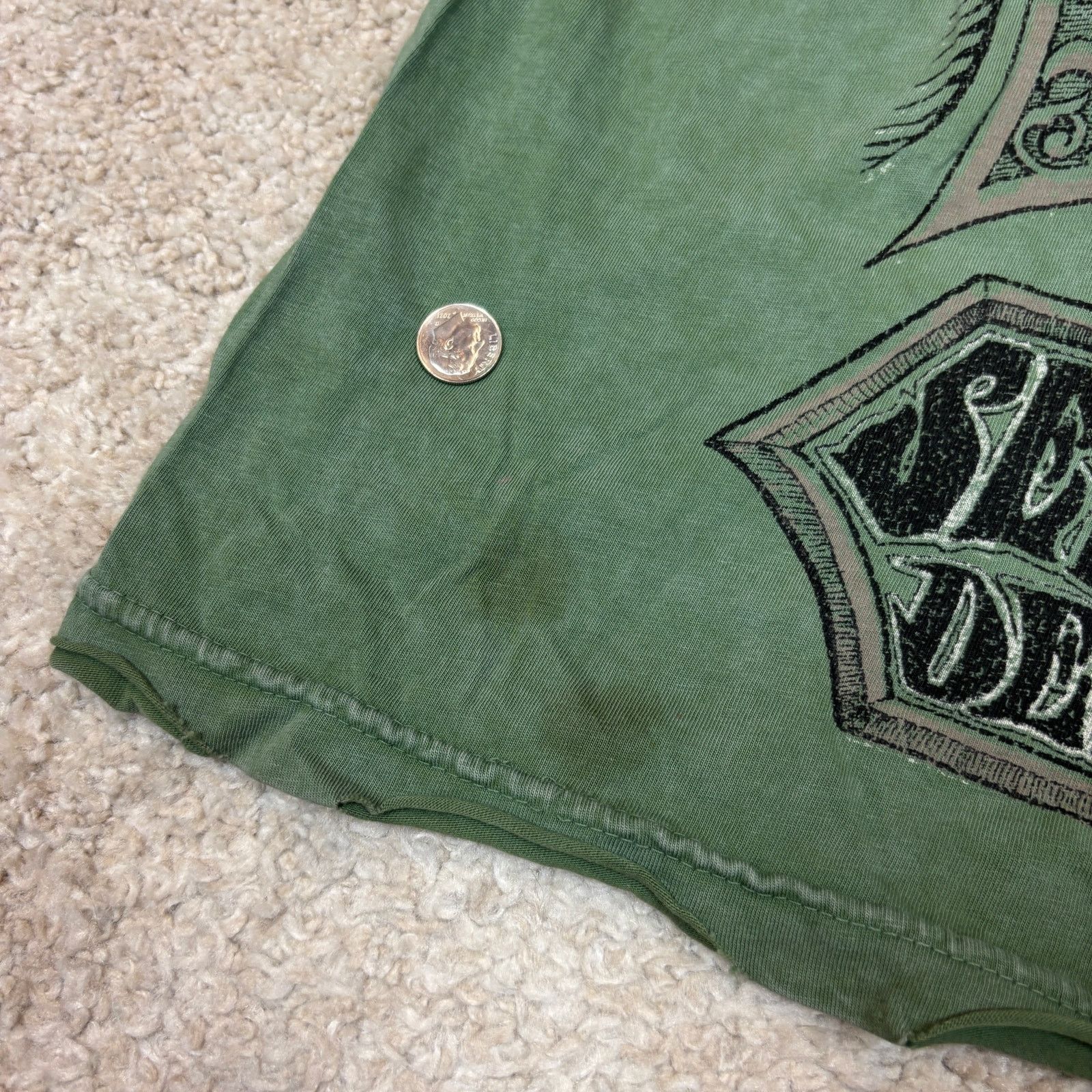 Affliction Affliction Seek and Destroy Stitched Grunge T Shirt Medium Size US M / EU 48-50 / 2 - 7 Thumbnail