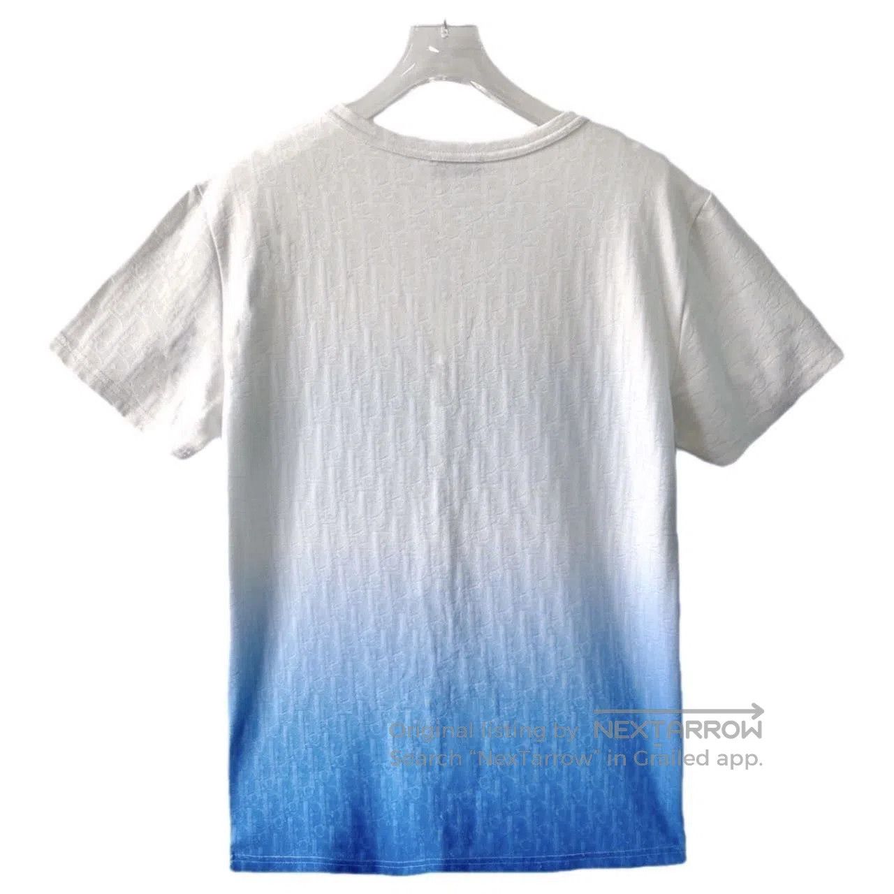 Dior Blue and White Gradient Short Sleeve Shirt. Size US S / EU 44-46 / 1 - 2 Thumbnail