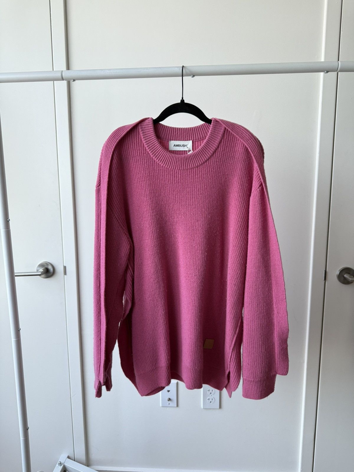 Ambush Design Ambush double shouldering sweater in pink Size US M / EU 48-50 / 2 - 1 Thumbnail