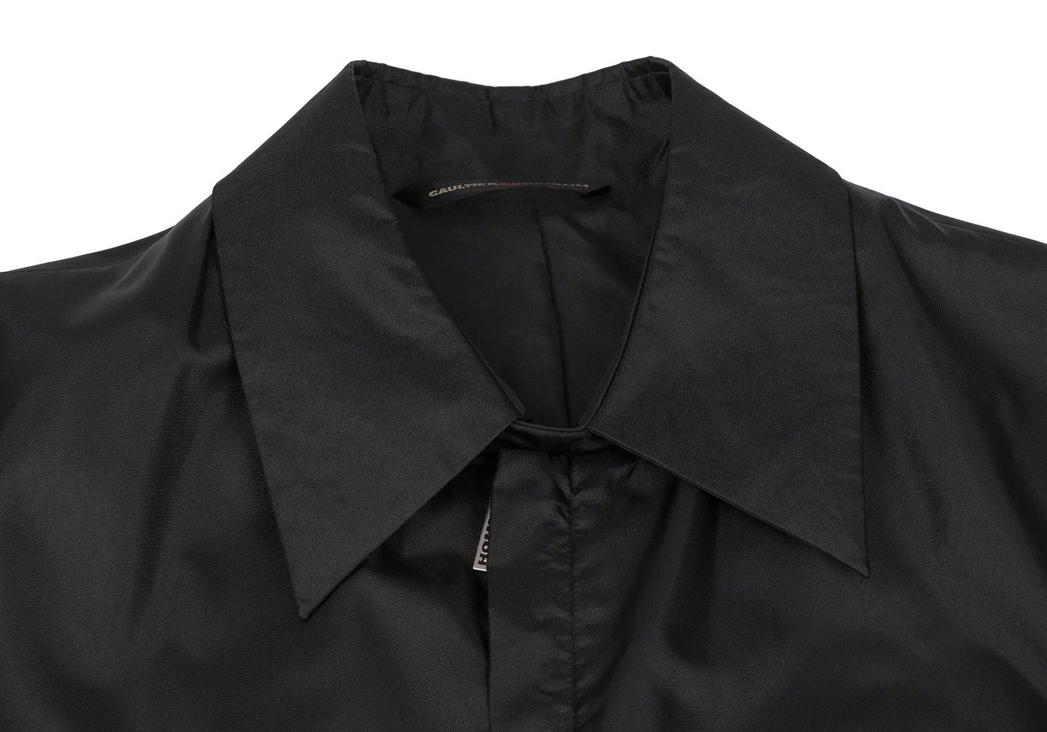 Jean Paul Gaultier Coated Nylon Zip Coat in Black Size 46 Size US S / EU 44-46 / 1 - 3 Thumbnail
