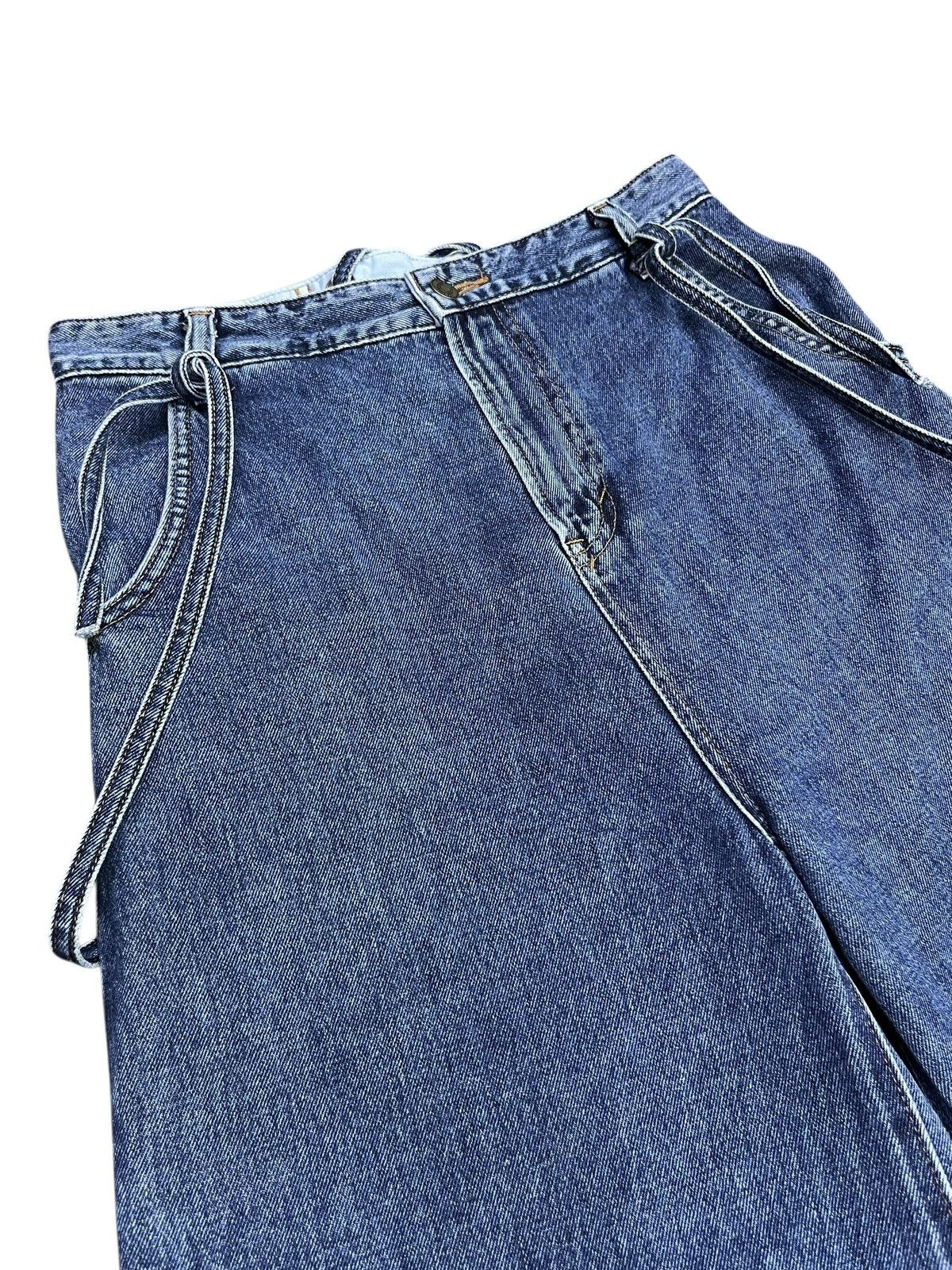 Edwin Vtg SOMETHING French Nouveau × Freak's Store Lace-Up Baggy Size 28" / US 6 / IT 42 - 3 Thumbnail