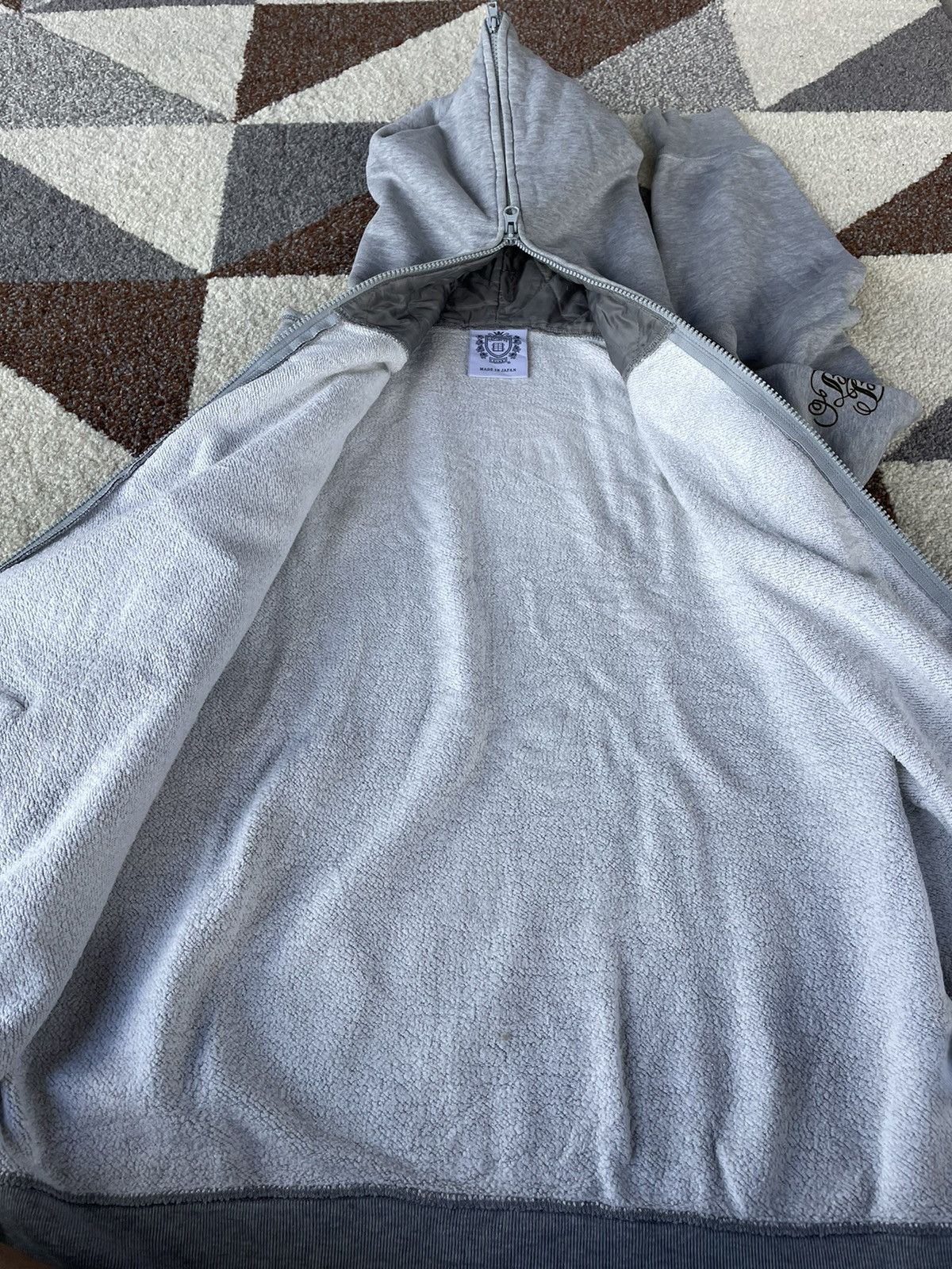 Billionaire Boys Club Season 7 (Autumn/Winter 2008) BBC “Bow Tie zip Hoodie” Grey Size US M / EU 48-50 / 2 - 8 Thumbnail