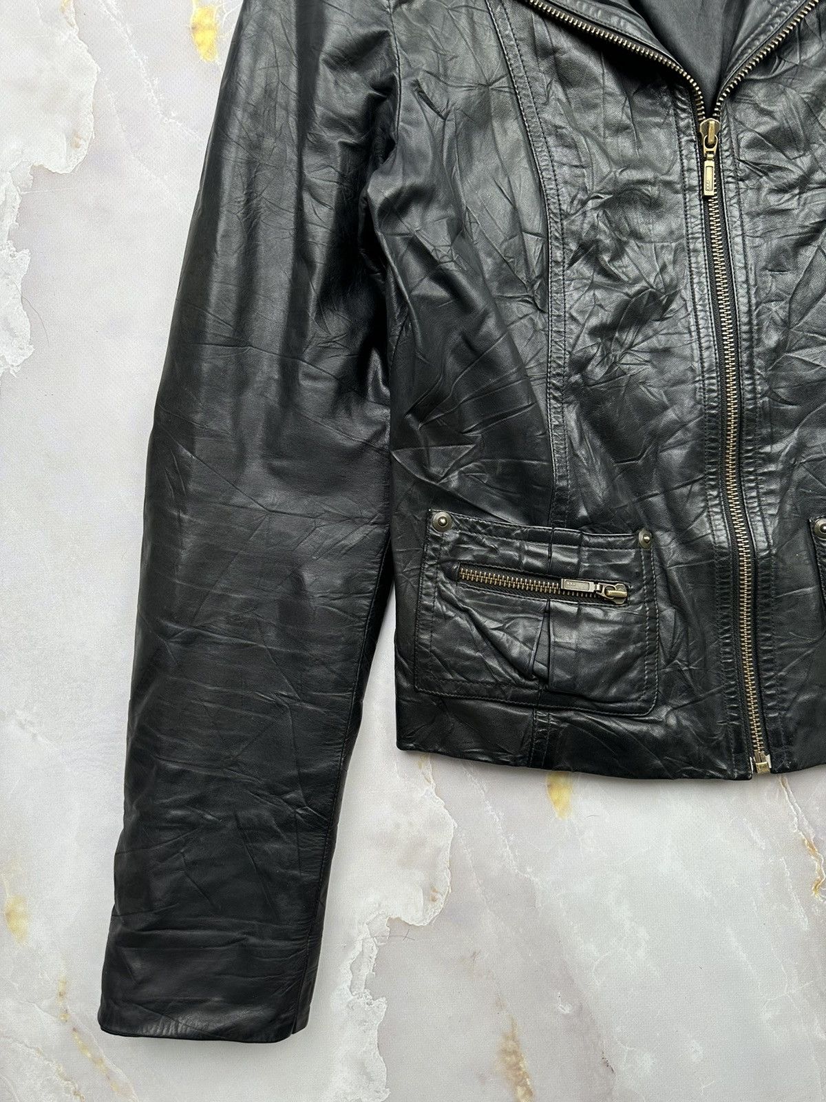 Japanese Brand Vintage Leather Jacket Size S / US 4 / IT 40 - 4 Thumbnail