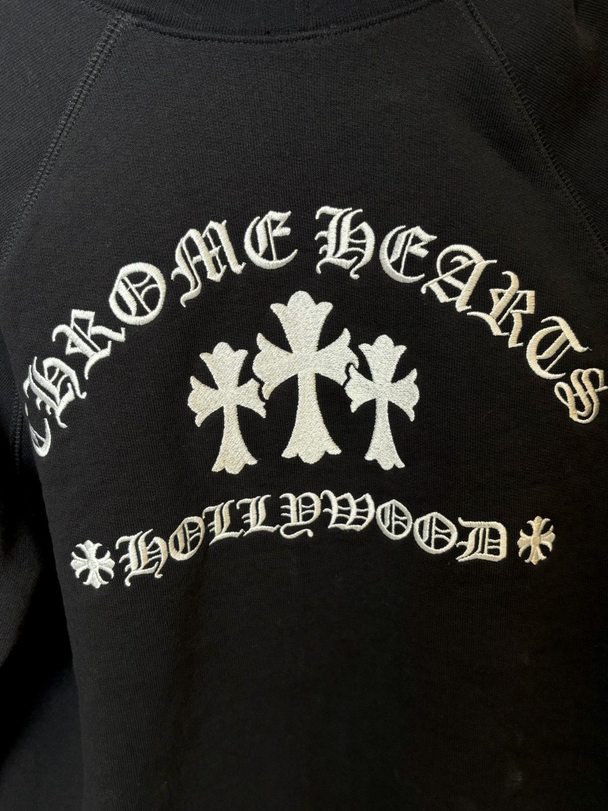 Chrome Hearts Chrome Hearts Hollywood triple cross embroidery zip hoodied Size US M / EU 48-50 / 2 - 3 Thumbnail