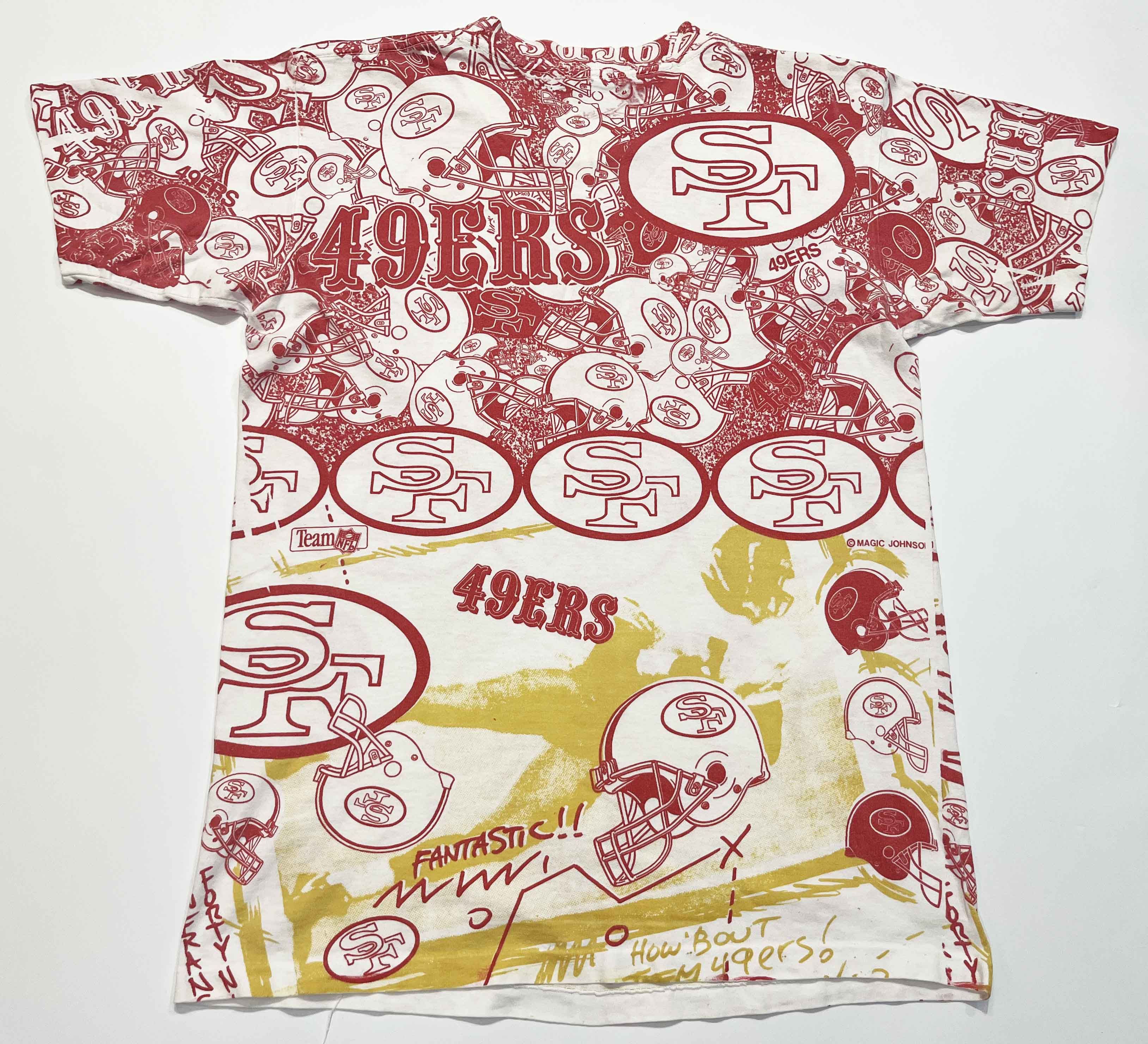 Vintage Vintage Magic Johnson Ts NFL San Francisco 49ers AOP T-Shirt Size US M / EU 48-50 / 2 - 9 Thumbnail