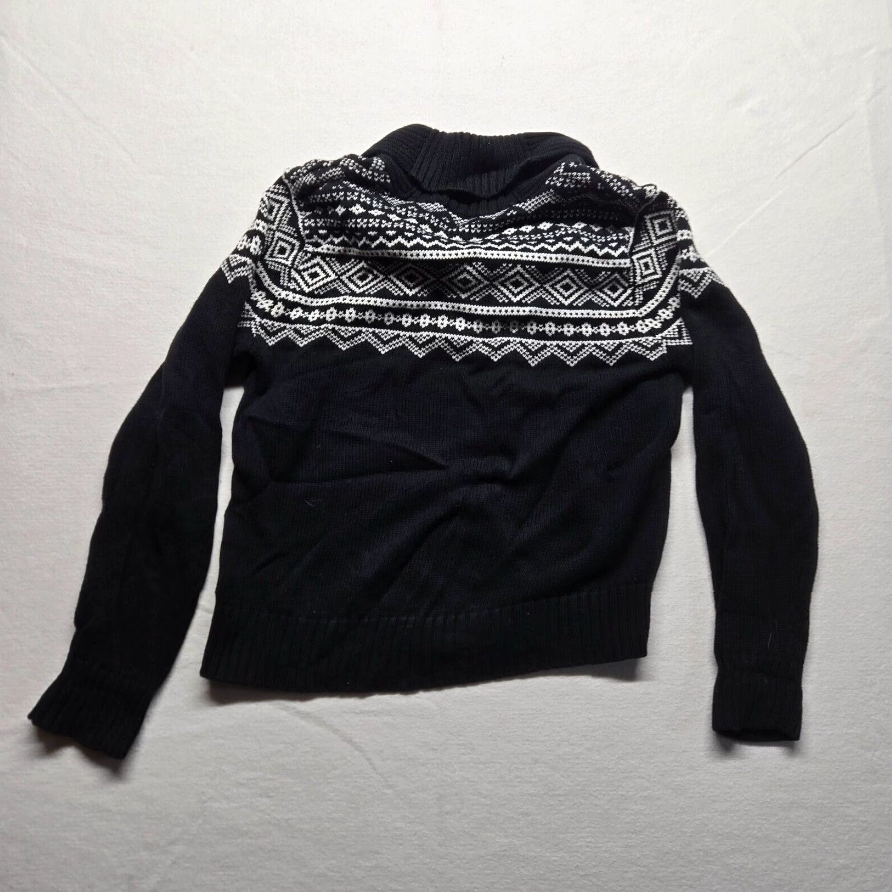 Ralph Lauren Ralph Lauren Classic Fit Heavy Knit Black Collared Pullover Sweater Women's Large Size L / US 10 / IT 46 - 7 Thumbnail