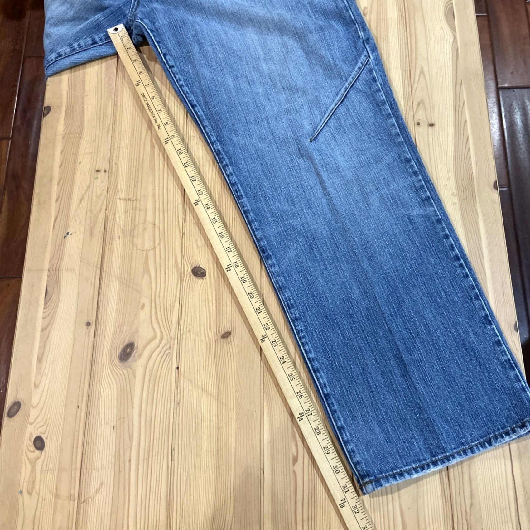 Rocawear VINTAGE Rocawear Jeans Baggy Wide-Leg 38x34 Embroidered Denim 90s Grunge Hip Hop Boys Mens Jeans Size US 38 / EU 54 - 7 Thumbnail