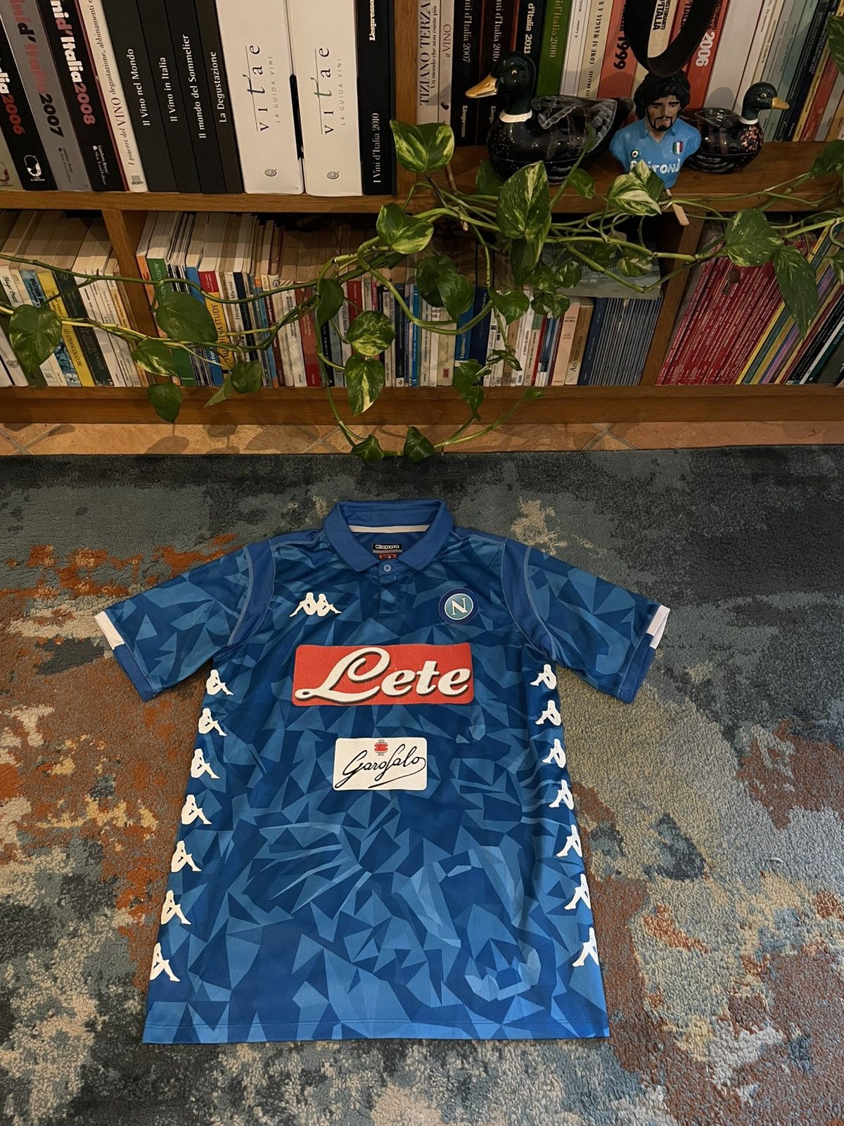 SSC Napoli Maradona 2018-2019 Home Kit Soccer Jersey Shirt