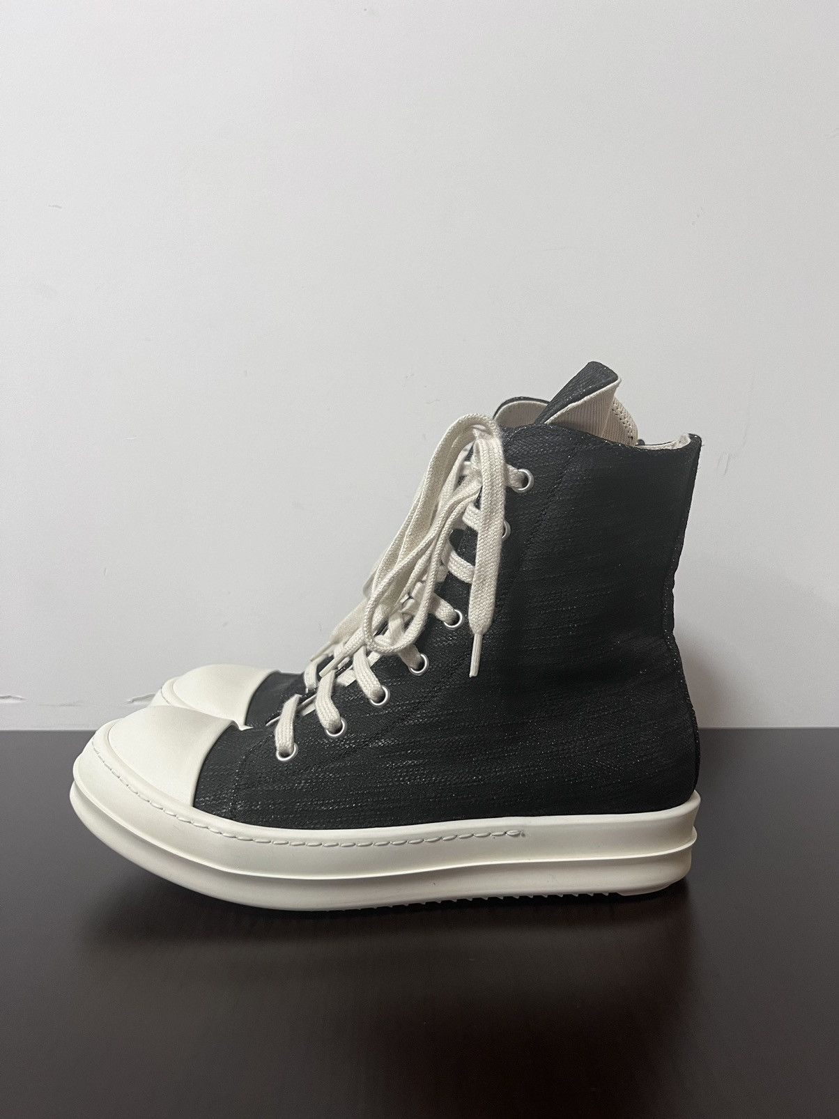 Rick Owens Drkshdw Rick owens ramones high top sneakers sz37 Size US 7 / IT 37 - 2 Thumbnail