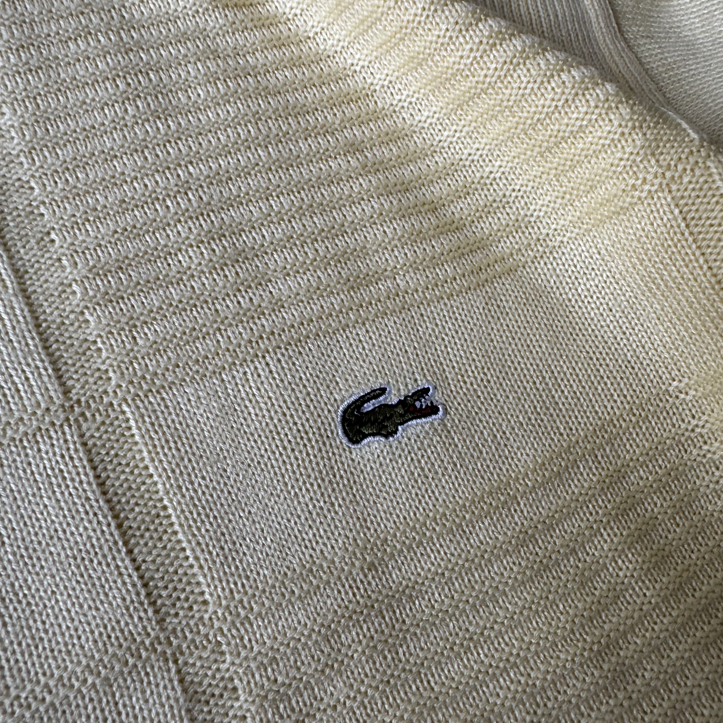 Lacoste Vintage Lacoste Sweater Knitt Baggy 90s Paris France Size US L / EU 52-54 / 3 - 7 Thumbnail