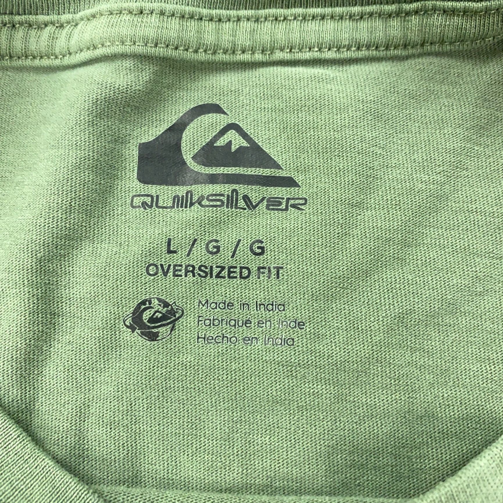 Quiksilver Quiksilver Shirt Men's Large Green Oversized Crew Neck Beach Tropical Size US L / EU 52-54 / 3 - 4 Thumbnail