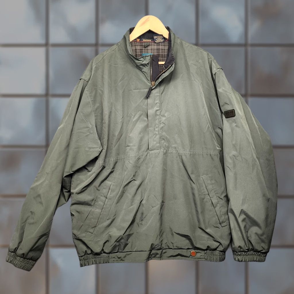 Vintage VINTAGE Sunice Jacket Windbreaker Pullover Golf 1/2 Zip Green L Mens Flaw Size US L / EU 52-54 / 3 - 1 Thumbnail