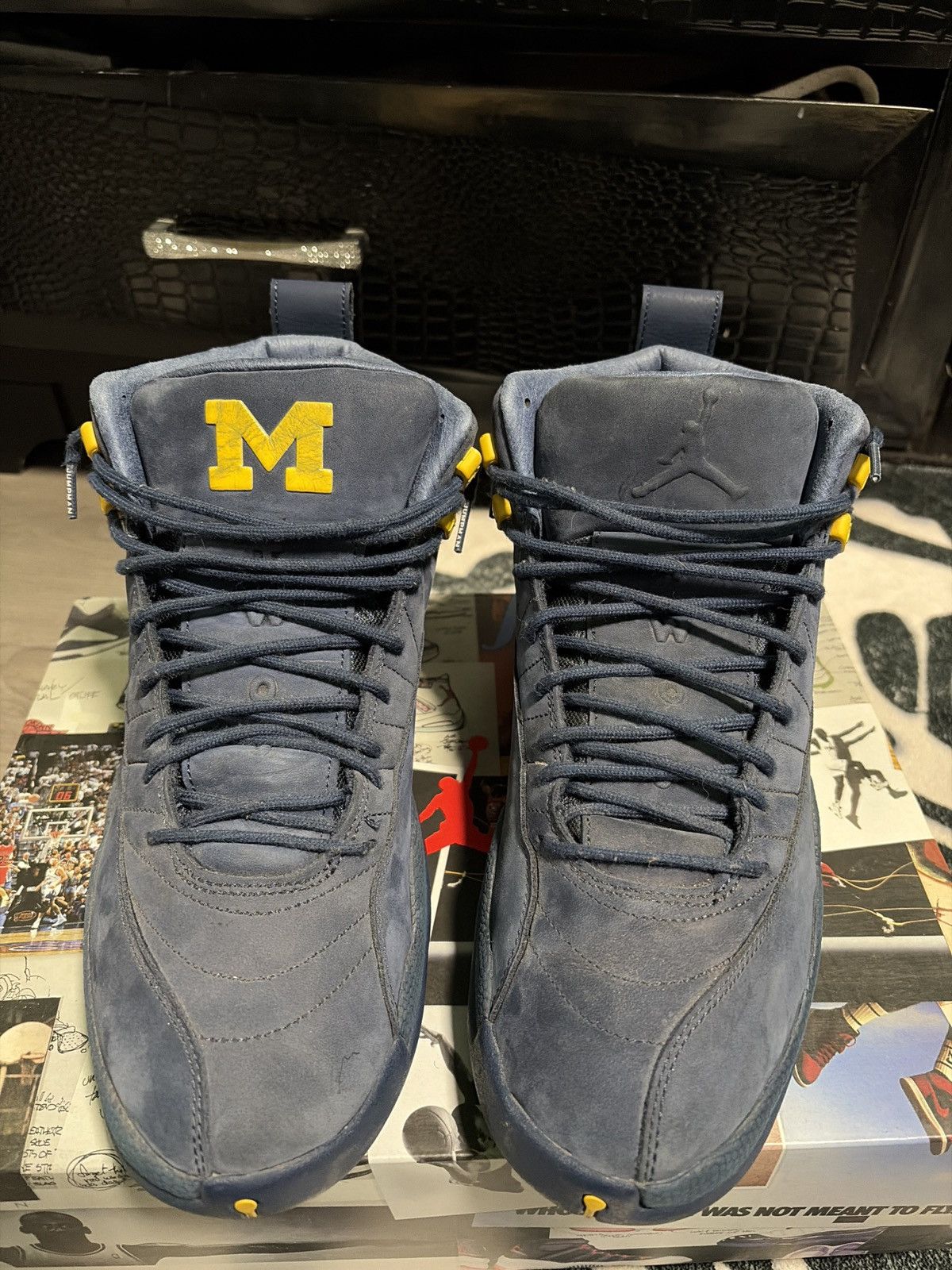Jordan Brand Jordan 12 Michigan Size US 12 / EU 45 - 3 Thumbnail