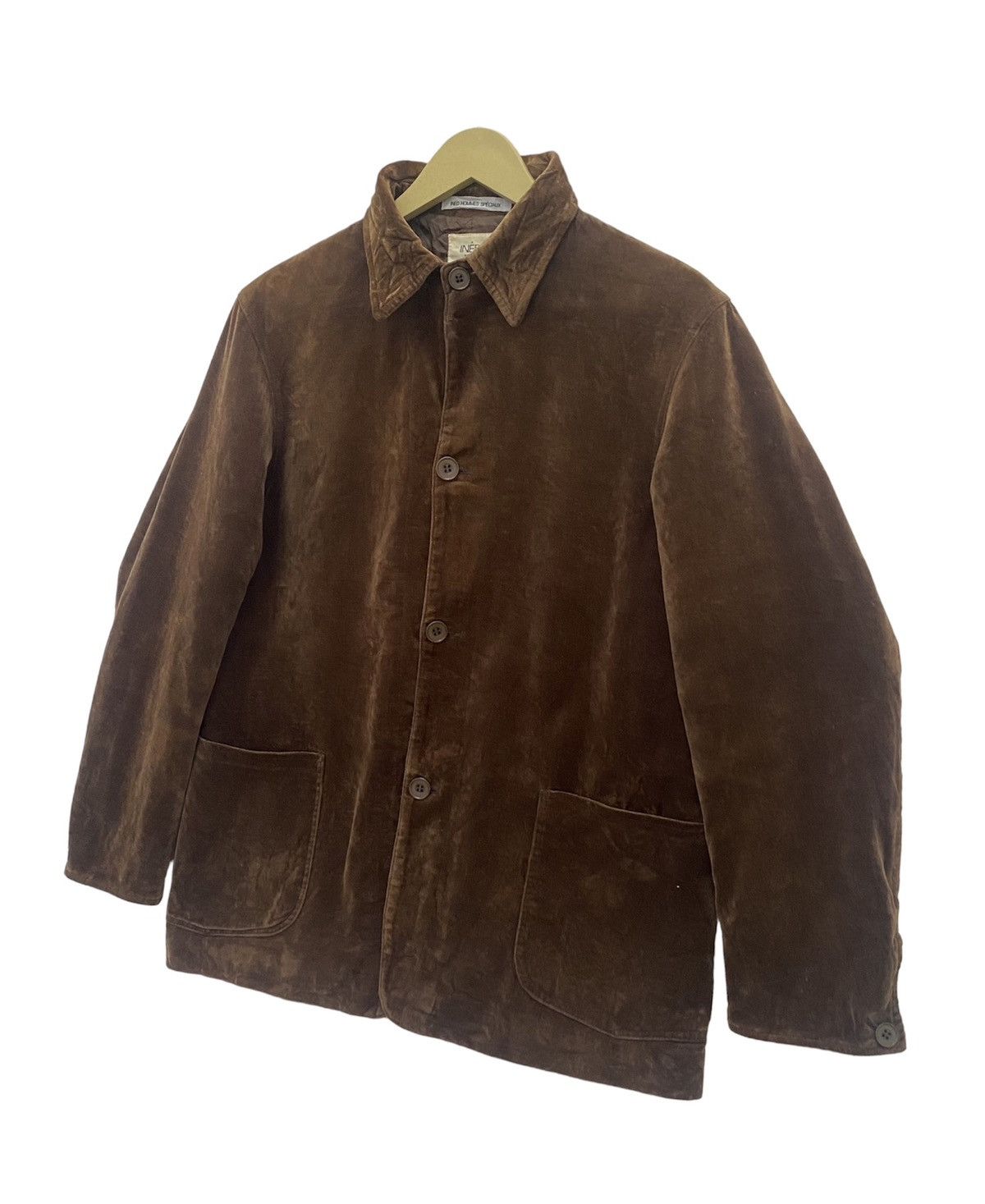 Designer × Vintage × Yohji Yamamoto Yohji Yamamoto Ined Hommes Speciaux velvet jacket Size US M / EU 48-50 / 2 - 2 Thumbnail