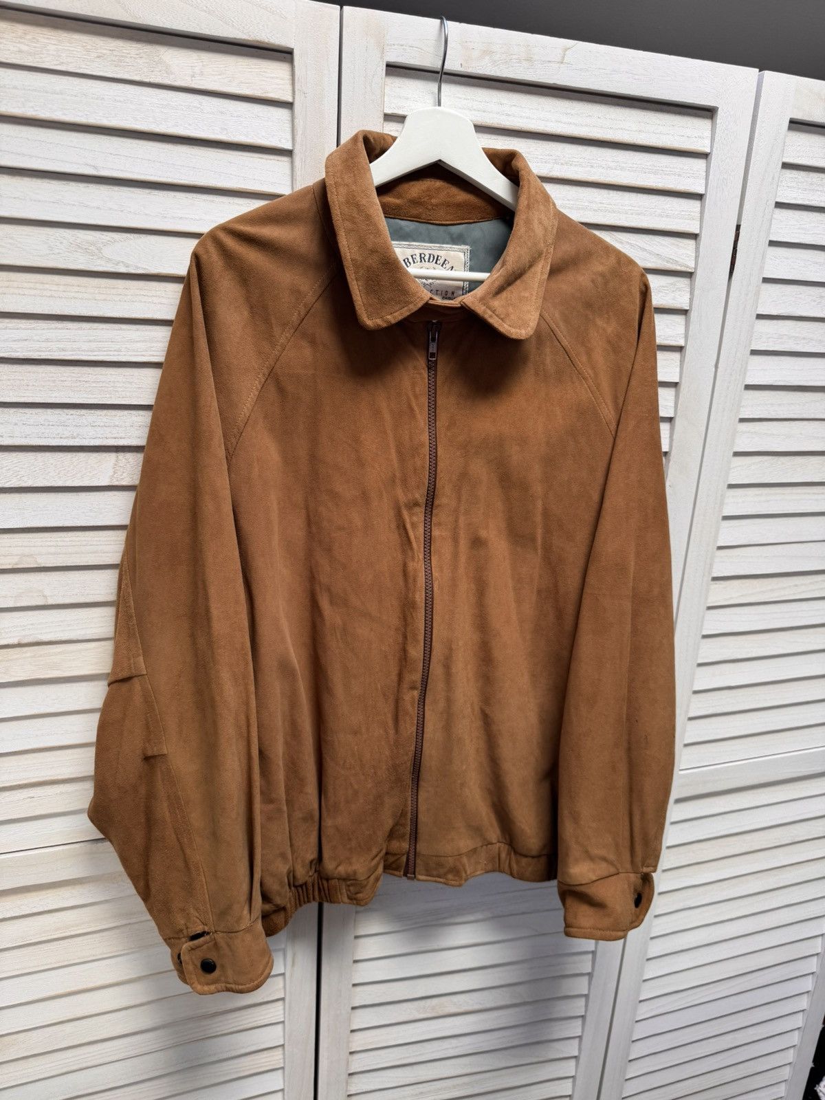 Vintage Men’s Vintage Bomber Leather ABERDEEN Size US L / EU 52-54 / 3 - 4 Thumbnail