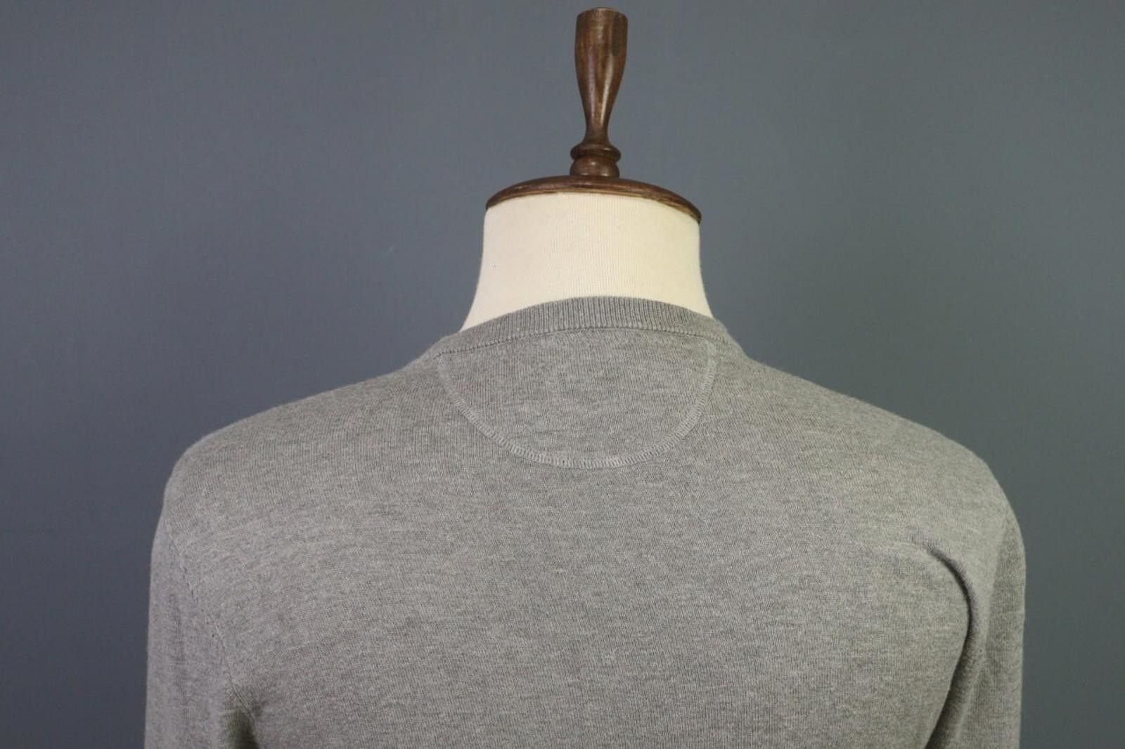 La Martina La Martina Gray Knitted Crew Neck Sweatshirt Size L Size US L / EU 52-54 / 3 - 10 Thumbnail