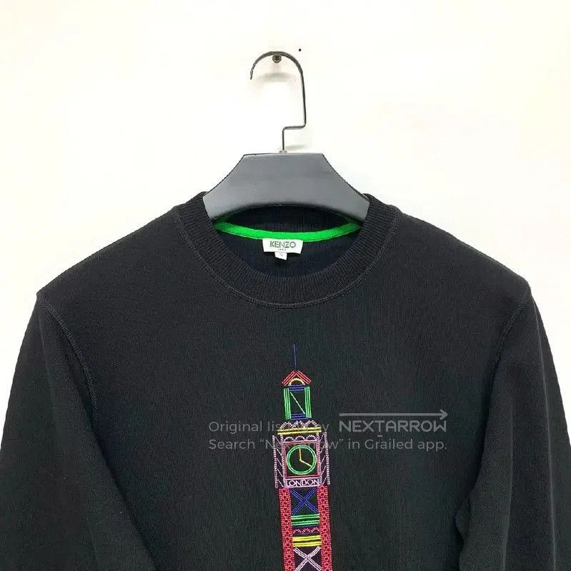 Kenzo KENZO Black Cotton Sweatshirt for Men . Size US S / EU 44-46 / 1 - 5 Thumbnail