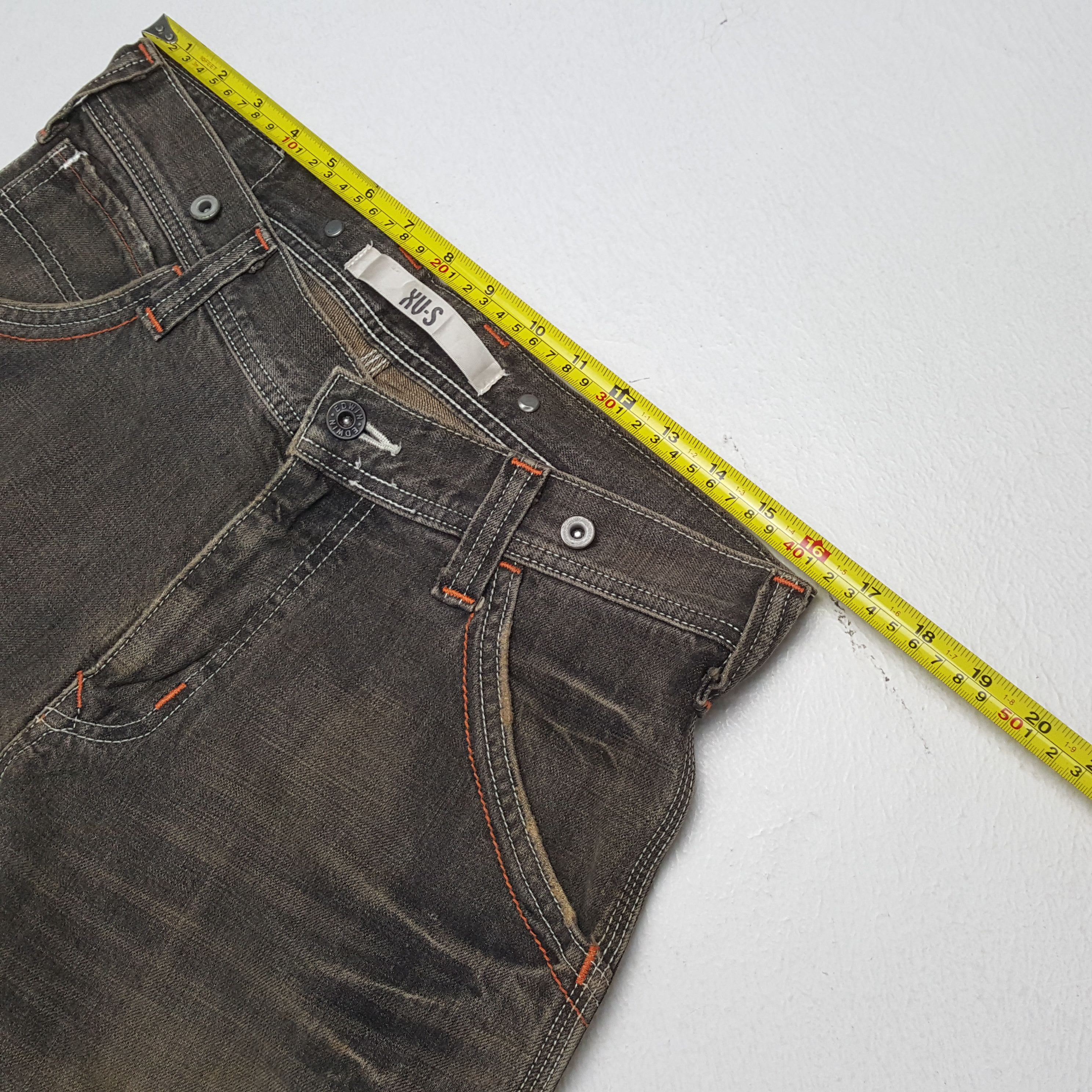 Edwin × Vintage Vintage EDWIN Japanese Style Distressed Denim Jeans Size US 34 / EU 50 - 7 Thumbnail