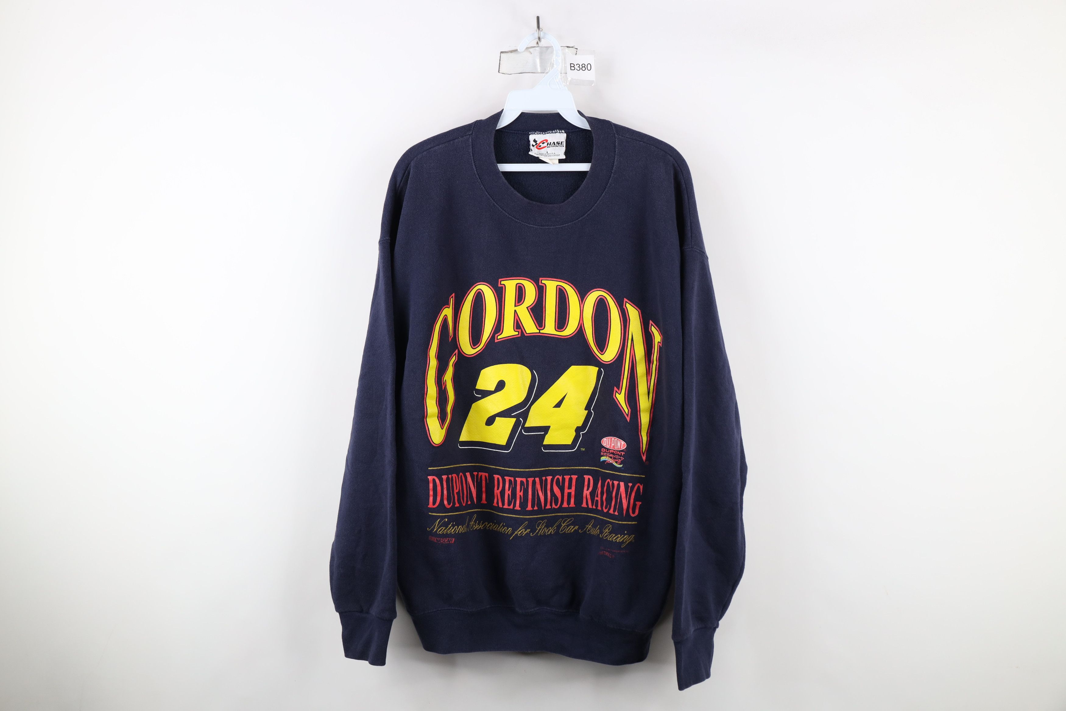Vintage Vintage 90s Nascar Spell Jeff Gordon Racing Sweatshirt USA Size US L / EU 52-54 / 3 - 1 Thumbnail