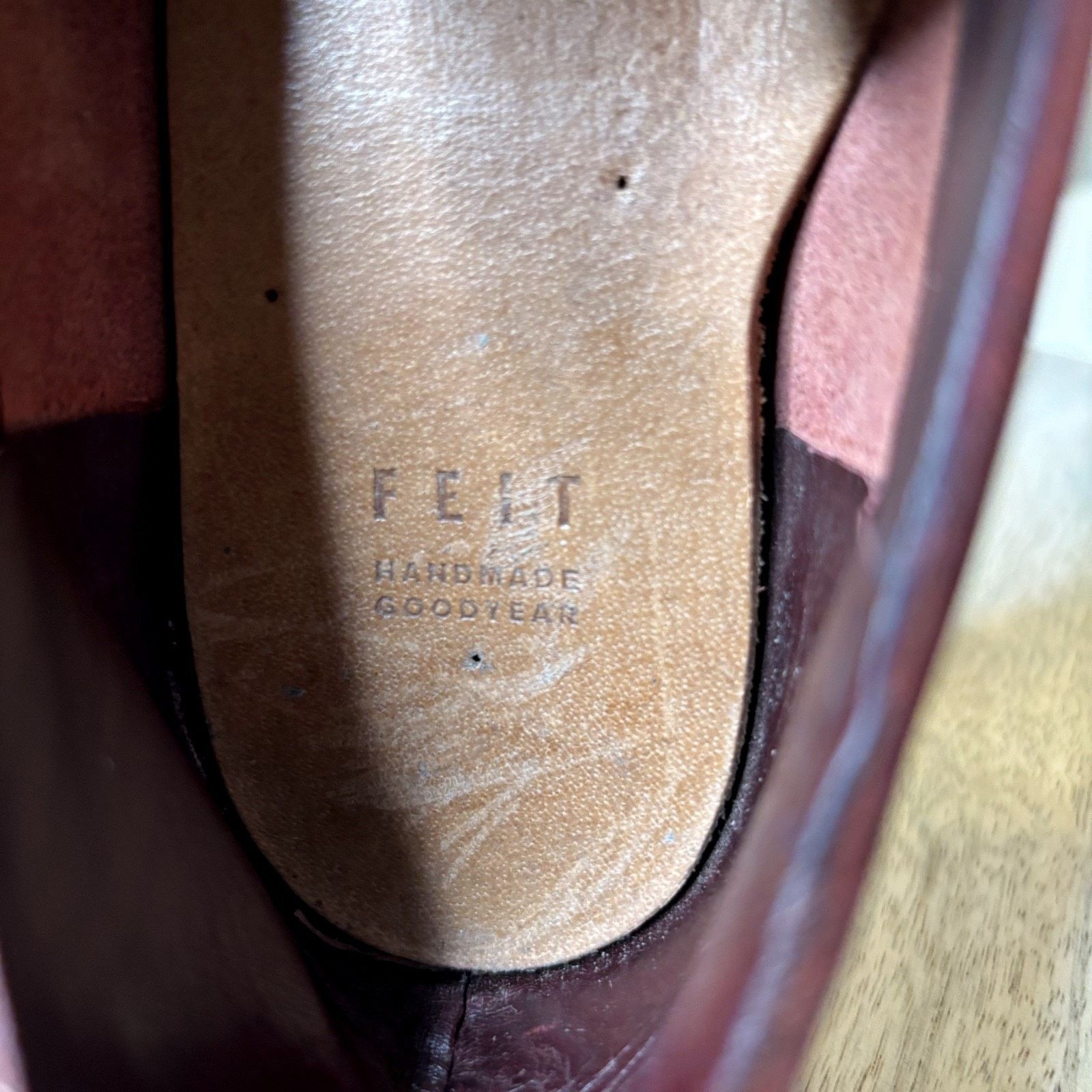 Feit Feit Handmade Maroon Red Leather Loafers Women's Size 9 US Size US 9 / IT 39 - 9 Thumbnail