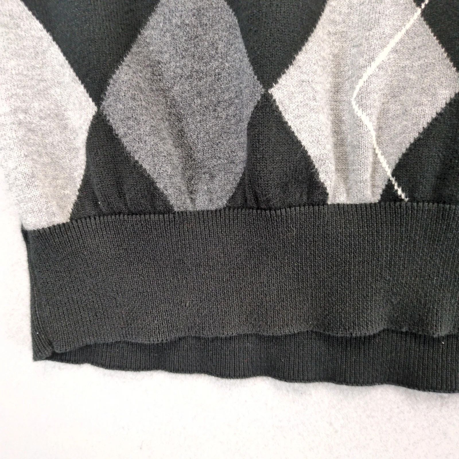 Other Pro Tour Black Gray Argyle Knit Sweater Vest Men's L Size US L / EU 52-54 / 3 - 9 Thumbnail