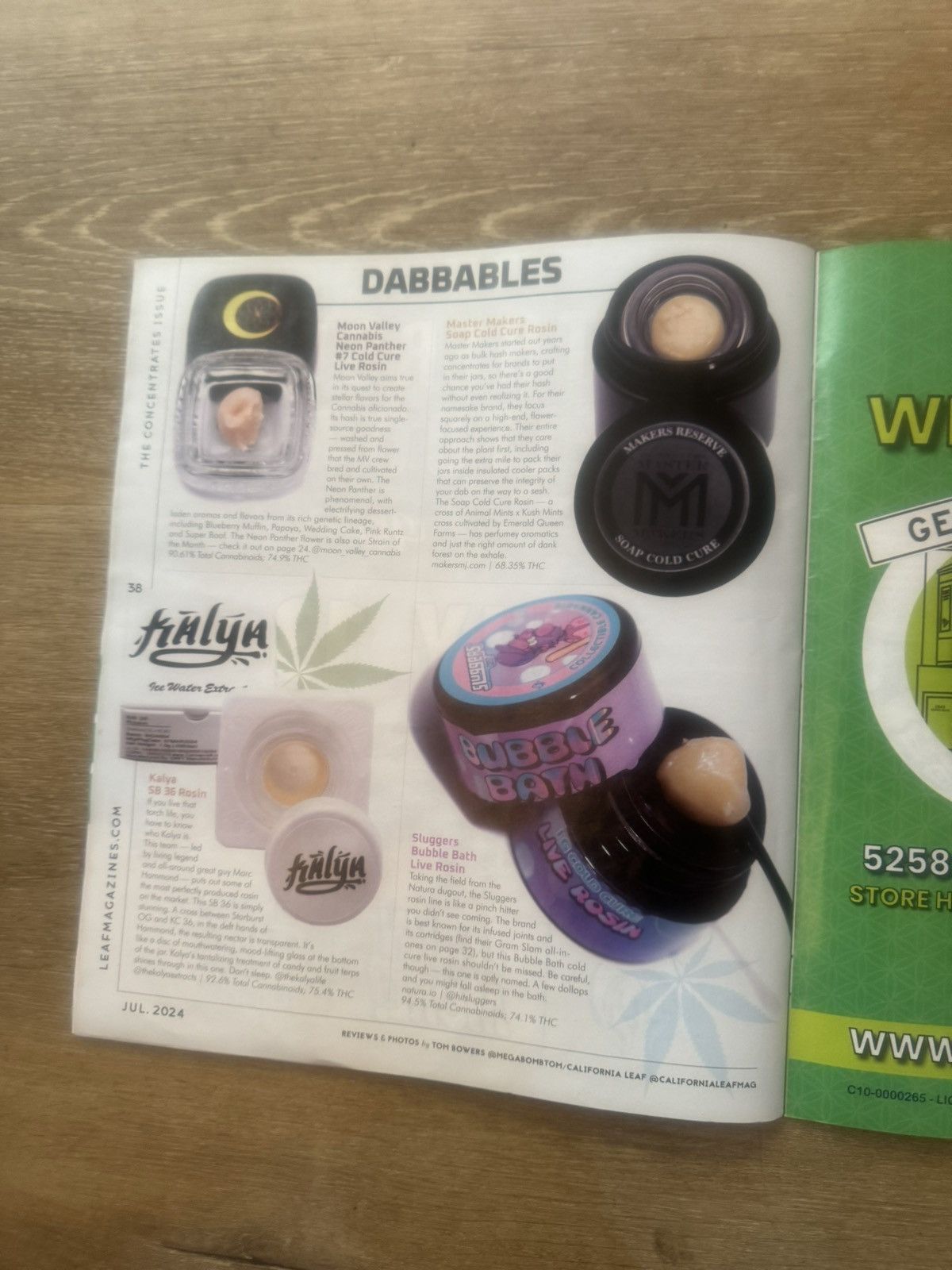 Dazed Magazine California Leaf The Concentrates Issue Magazine (High Times) Size ONE SIZE - 10 Thumbnail
