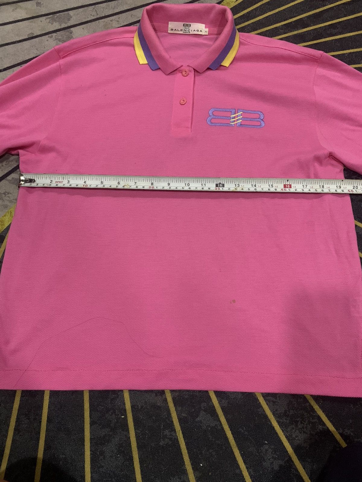 Balenciaga RARE!! Polo Shirt BALENCIAGA Size L / US 10 / IT 46 - 7 Thumbnail