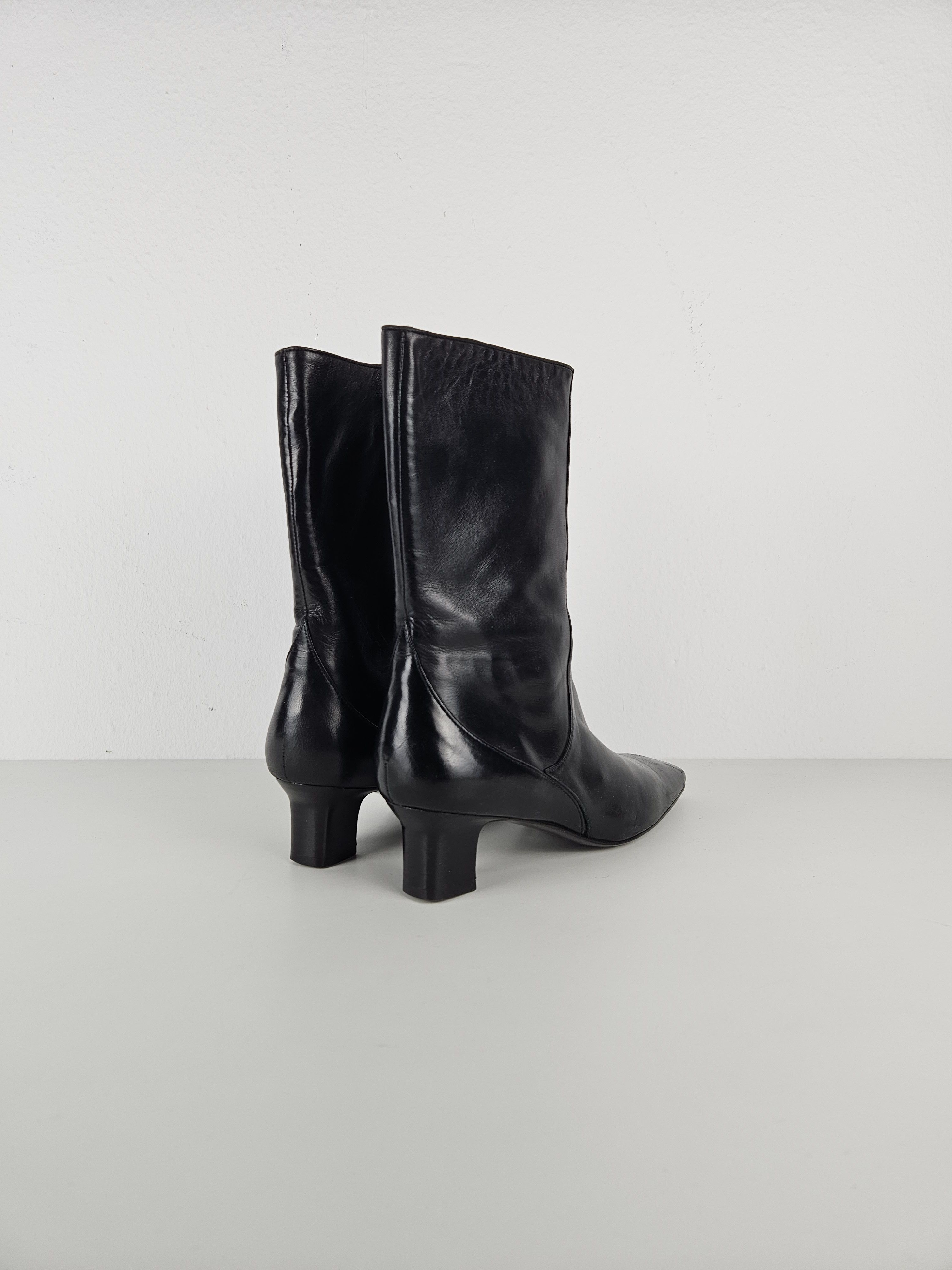 Cole Haan Cole Haan square toe side zip ankle boots Size US 6.5 / IT 36.5 - 6 Thumbnail