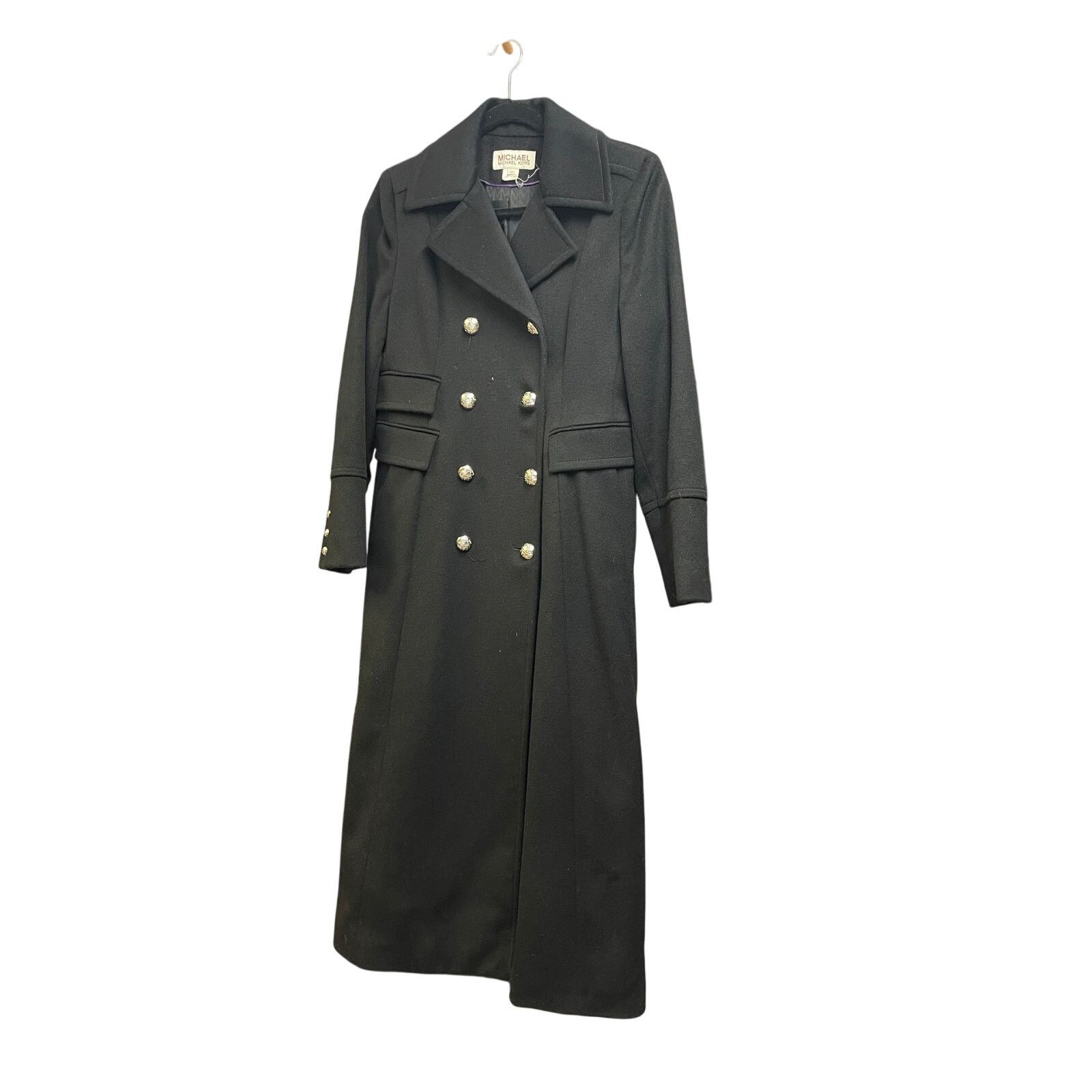 Michael Kors MICHAEL Michael Kors, Wool Long Double Breasted Coat, 8P Size M / US 6-8 / IT 42-44 - 1 Thumbnail