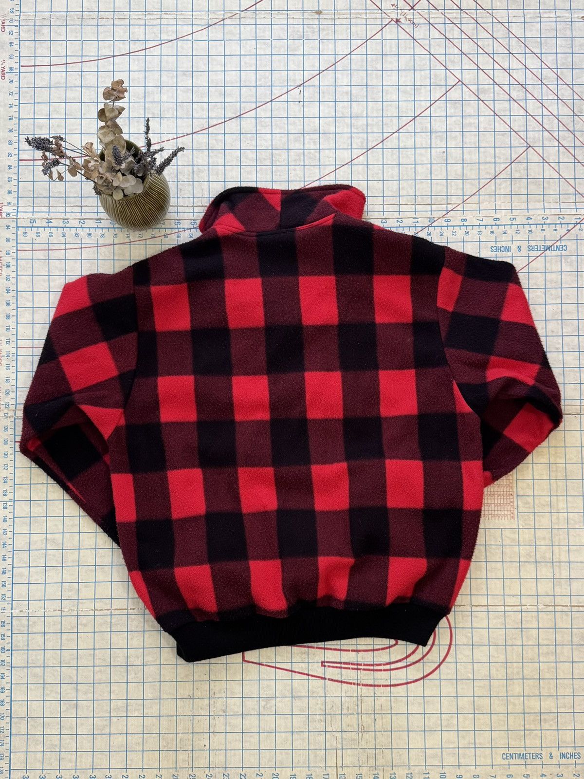 St. Johns Bay Vintage St. Johns Bay 1/4 Zip Buffalo Plaid Fleece Mens Larg Size US L / EU 52-54 / 3 - 10 Thumbnail