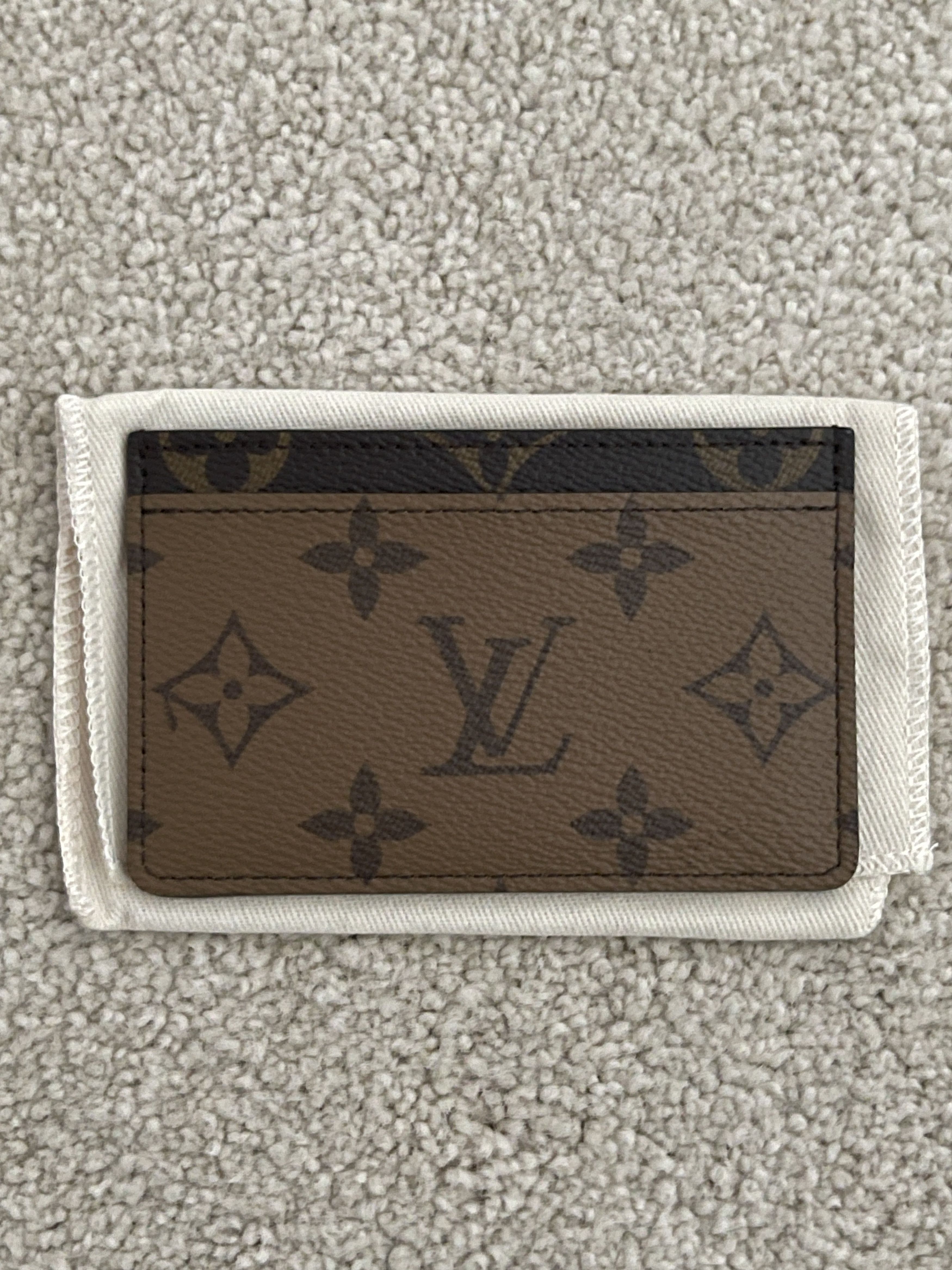 Louis Vuitton 2023 New Louis Vuitton Reverse Monogram Canvas Cardholder Grailed 2121