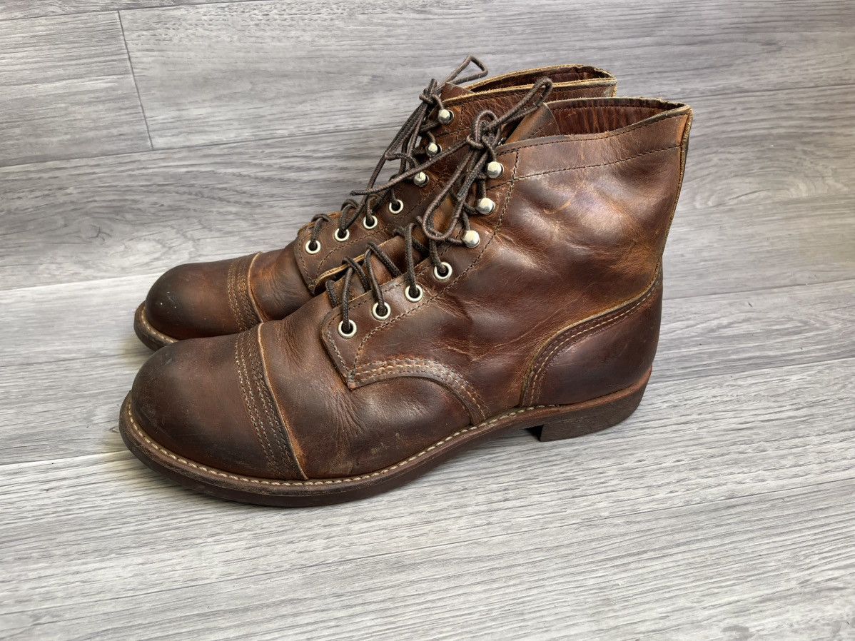 Red Wing Red wing iron ranger combat brown boots style 8085 Size US 10 / EU 43 - 4 Thumbnail