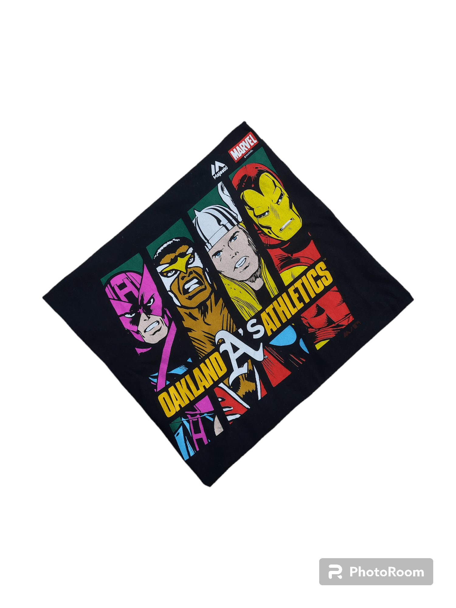 Majestic × Marvel Comics 💥Marvel x Oakland Athletics Character T Shirt Size US XXL / EU 58 / 5 - 3 Thumbnail