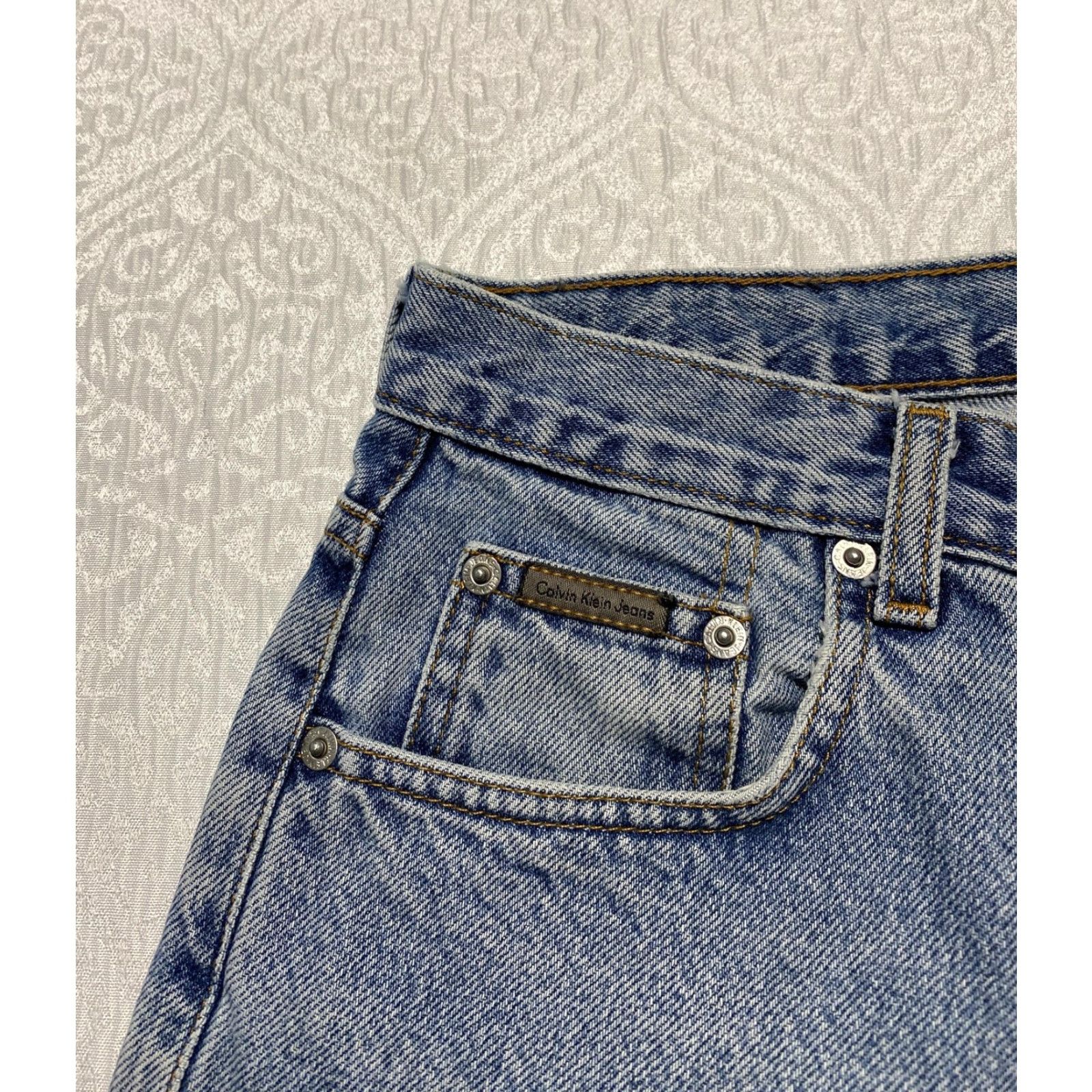 Calvin Klein VINTAGE Calvin Klein Jeans Mens 32x32 Easy Fit Stonewash Union Made USA BMPP171 Size US 32 / EU 48 - 5 Thumbnail