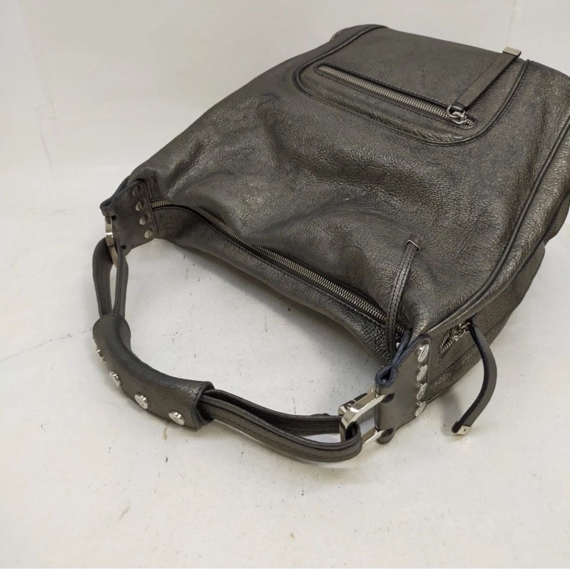 Tod's Tod’s Metallic Leather Shoulder‎ Bag 🖤 Size ONE SIZE - 4 Thumbnail