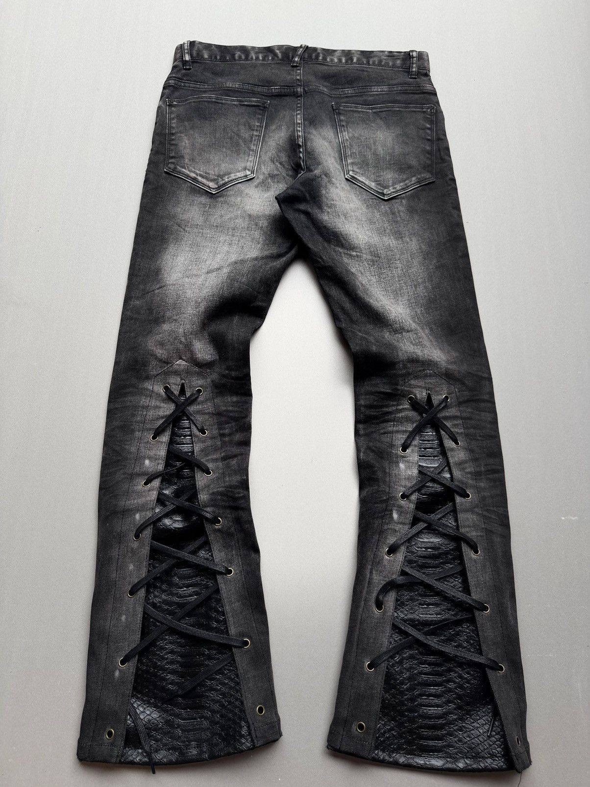 semanticdesign M lace-up flare jeans Size US 28 / EU 44 - 2 Thumbnail