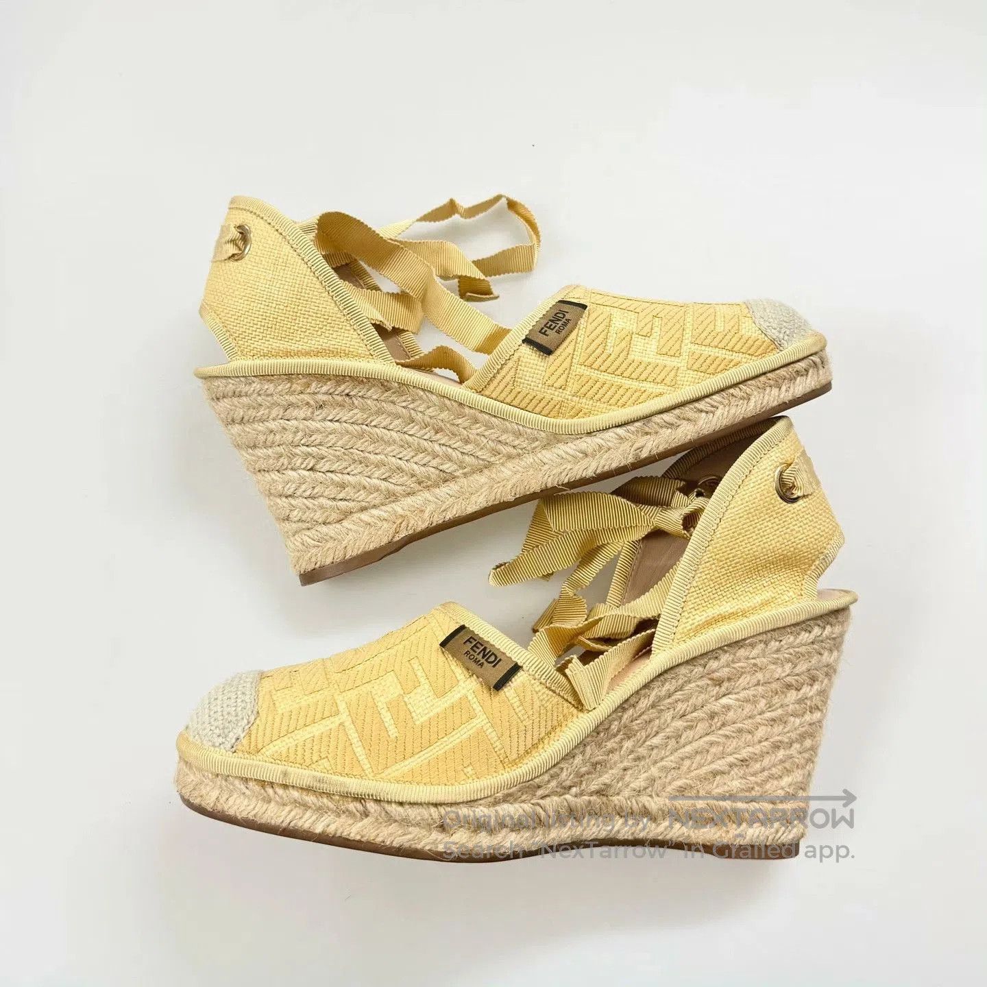 Fendi Fendi Yellow Strap Fisherman Shoes. Size US 6.5 / IT 36.5 - 2 Thumbnail