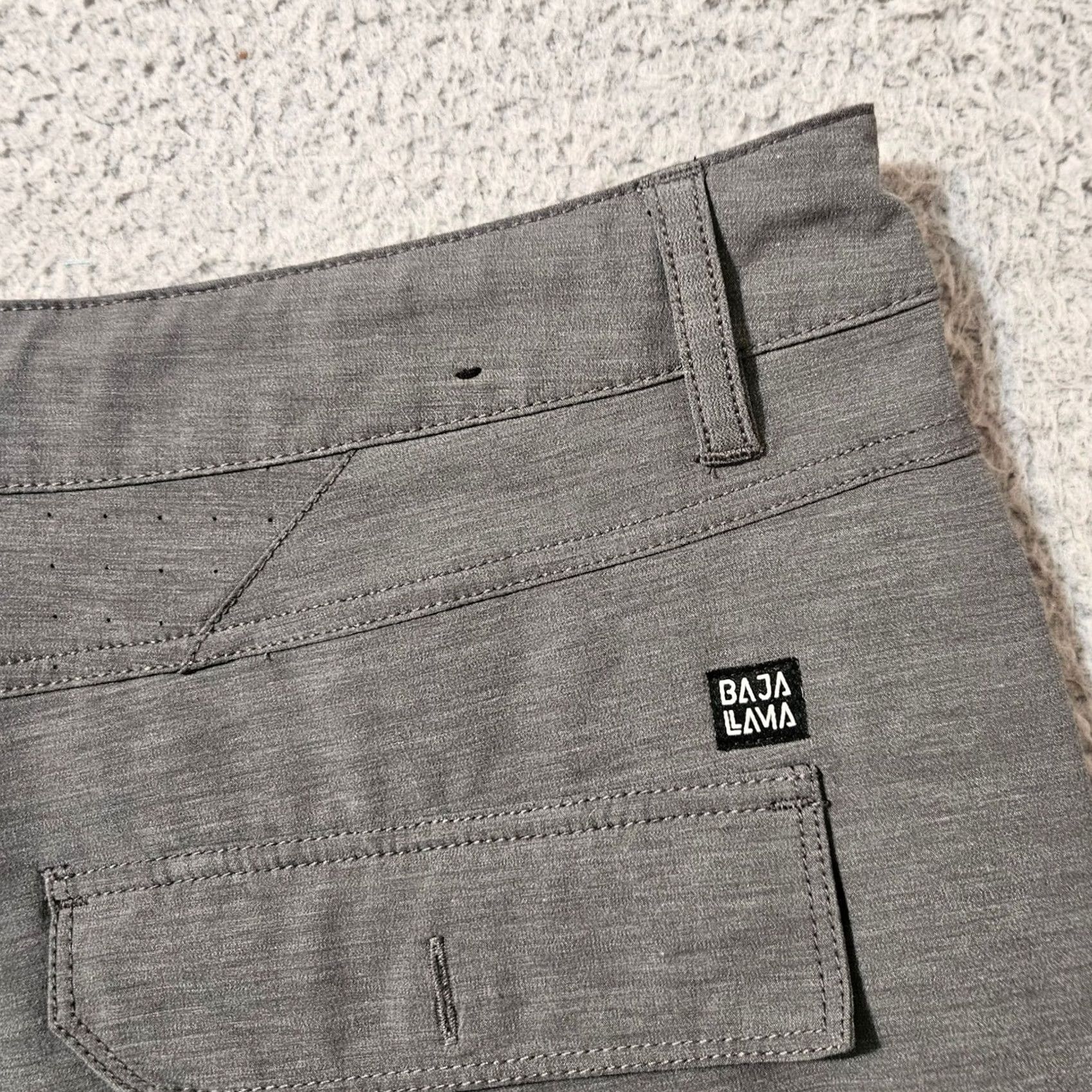 Vintage Baja Llama Magellan Explorer Stretch Active Shorts Gray 36 x 9 Men's Size US 36 / EU 52 - 3 Thumbnail