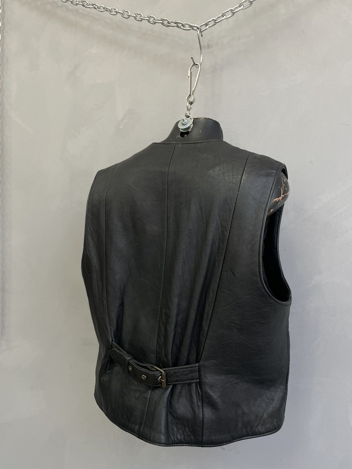 Harley Davidson Harley davidson style leather vest punk gothic y2k Size US L / EU 52-54 / 3 - 11 Thumbnail