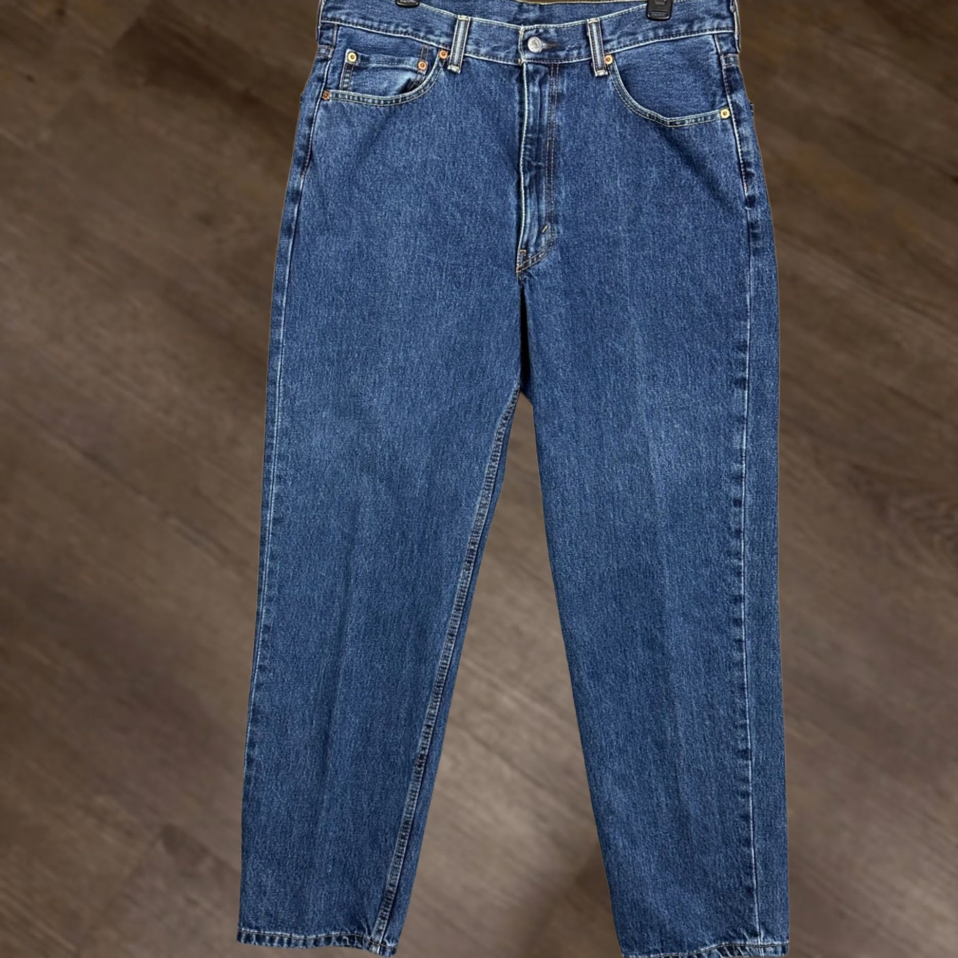 Levi's Levi's 550 Jeans Mens 36X32 Blue Relaxed Fit Straight Leg Red Tab Denim Pants Size US 36 / EU 52 - 1 Thumbnail