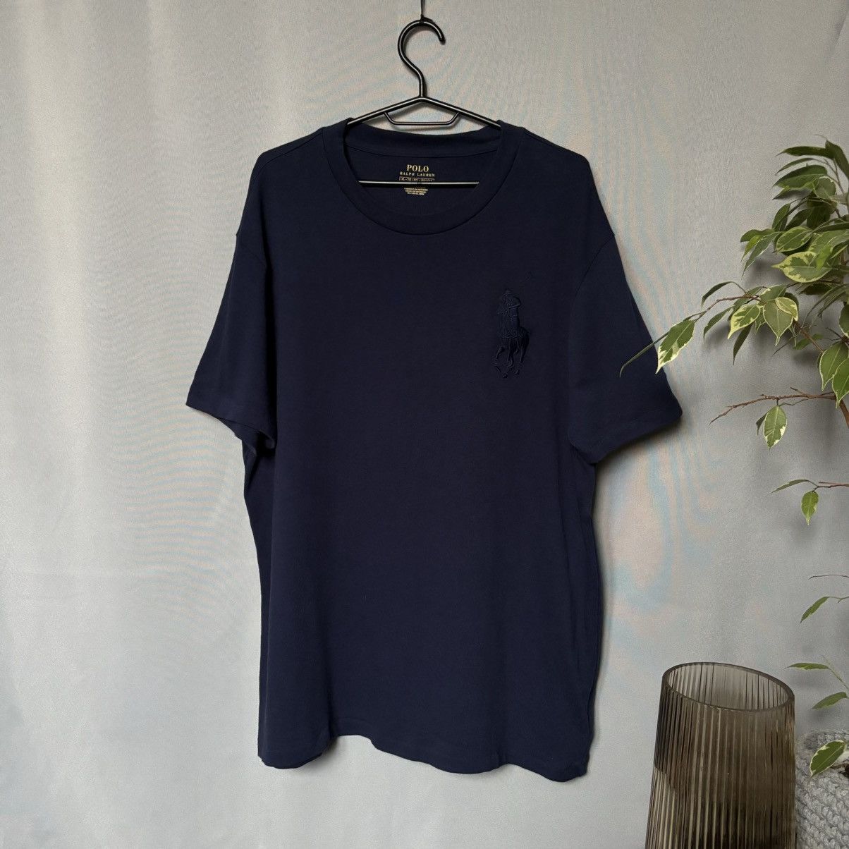Polo Ralph Lauren Polo Ralph Lauren tee blue xl big logo streetwear casual Size US XL / EU 56 / 4 - 1 Thumbnail
