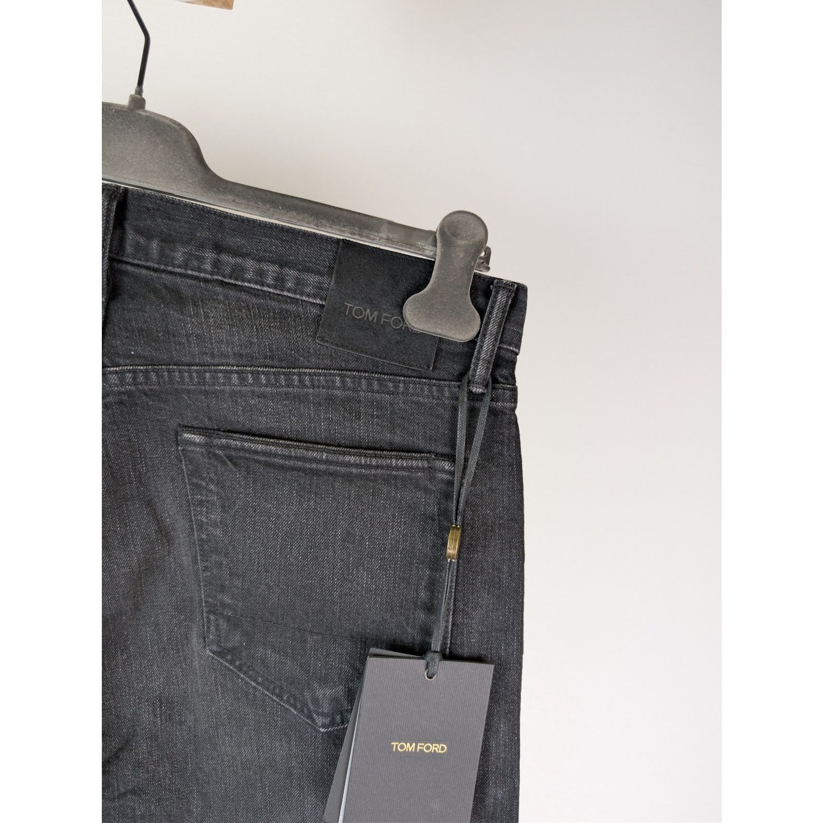 Tom Ford o1rshd1 Slim Fit Denim Jeans in Aged Black Size US 34 / EU 50 - 13 Thumbnail