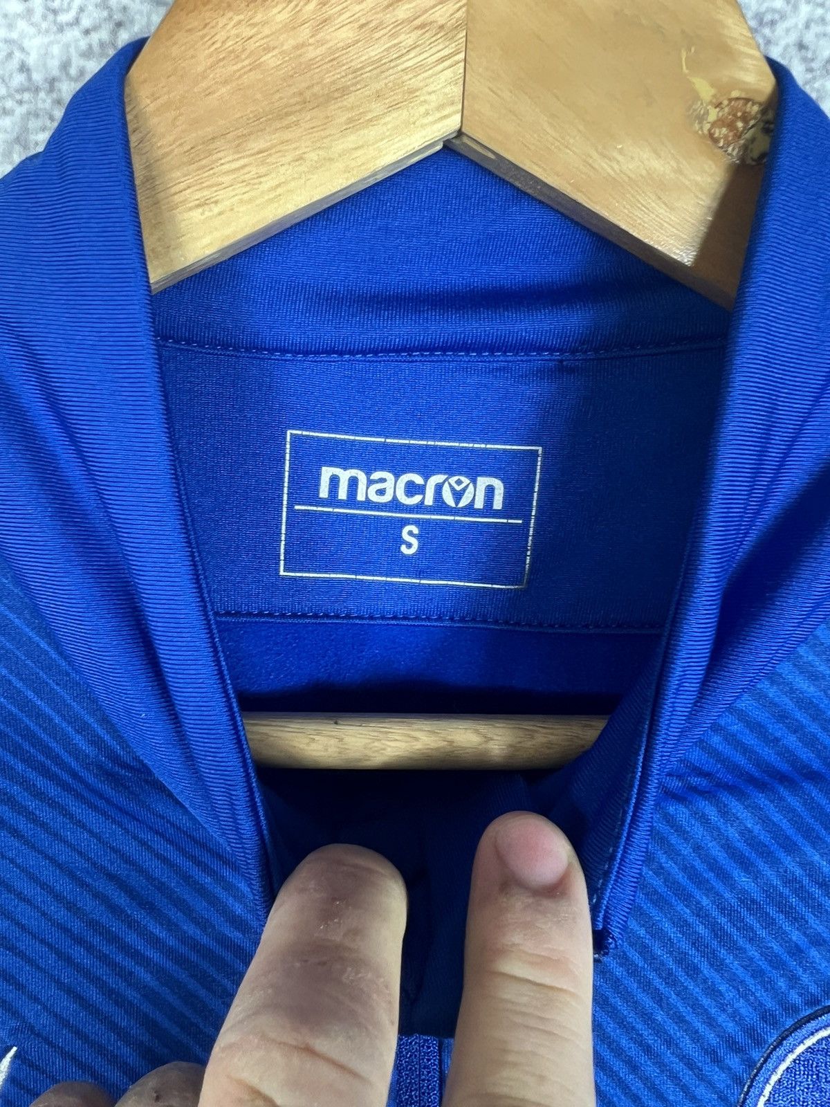 Macron Rare! Karlsruher KSC soccer Track Top Football Sweatshirt Size US S / EU 44-46 / 1 - 6 Thumbnail