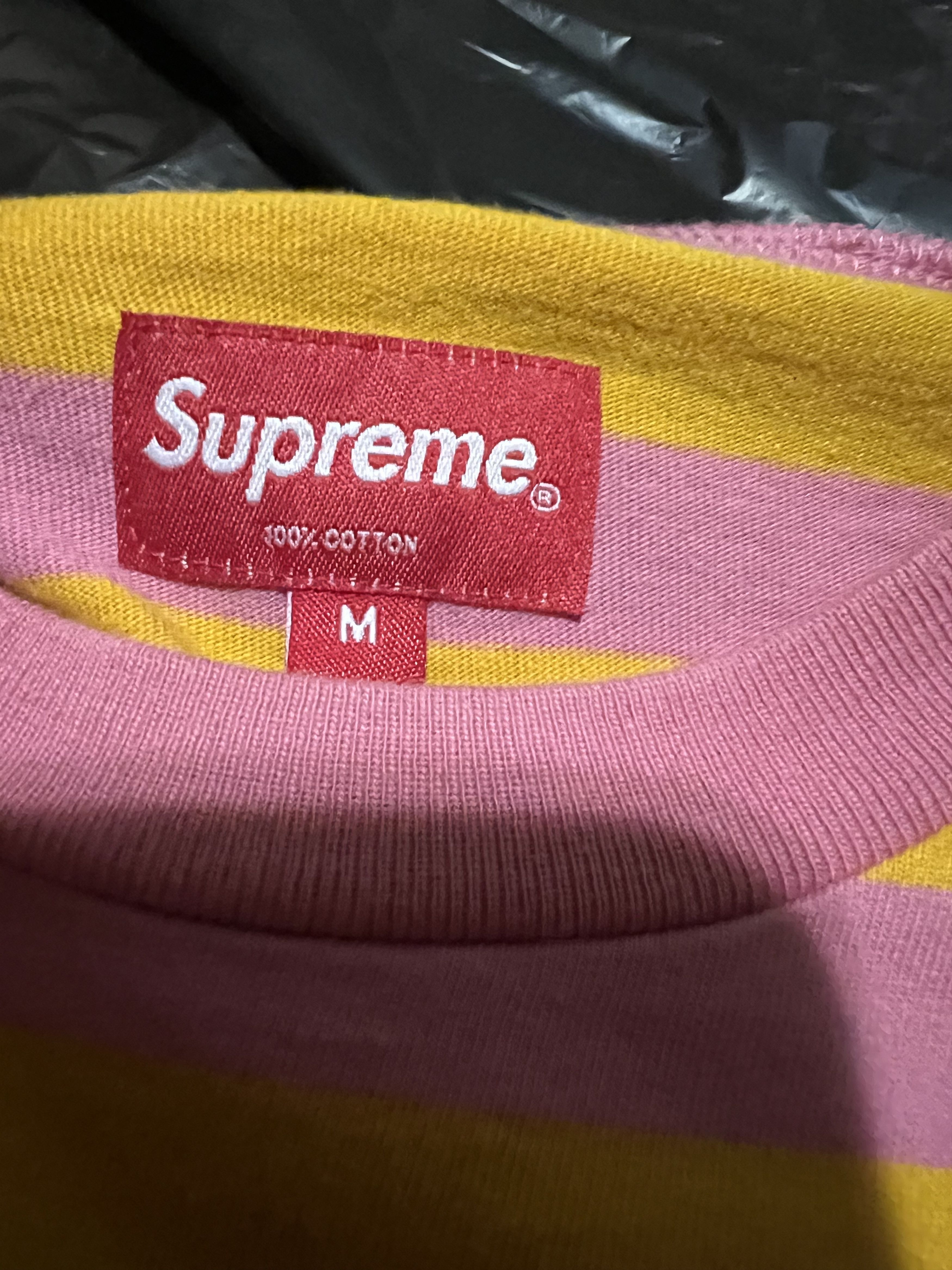 Supreme Supreme Stripe Tee SS 18 Size US M / EU 48-50 / 2 - 4 Thumbnail