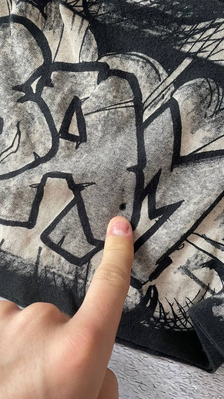 Vintage Rare vintage 90’s Robert Crumb stoned again art AOP t shirt Size US XL / EU 56 / 4 - 6 Thumbnail