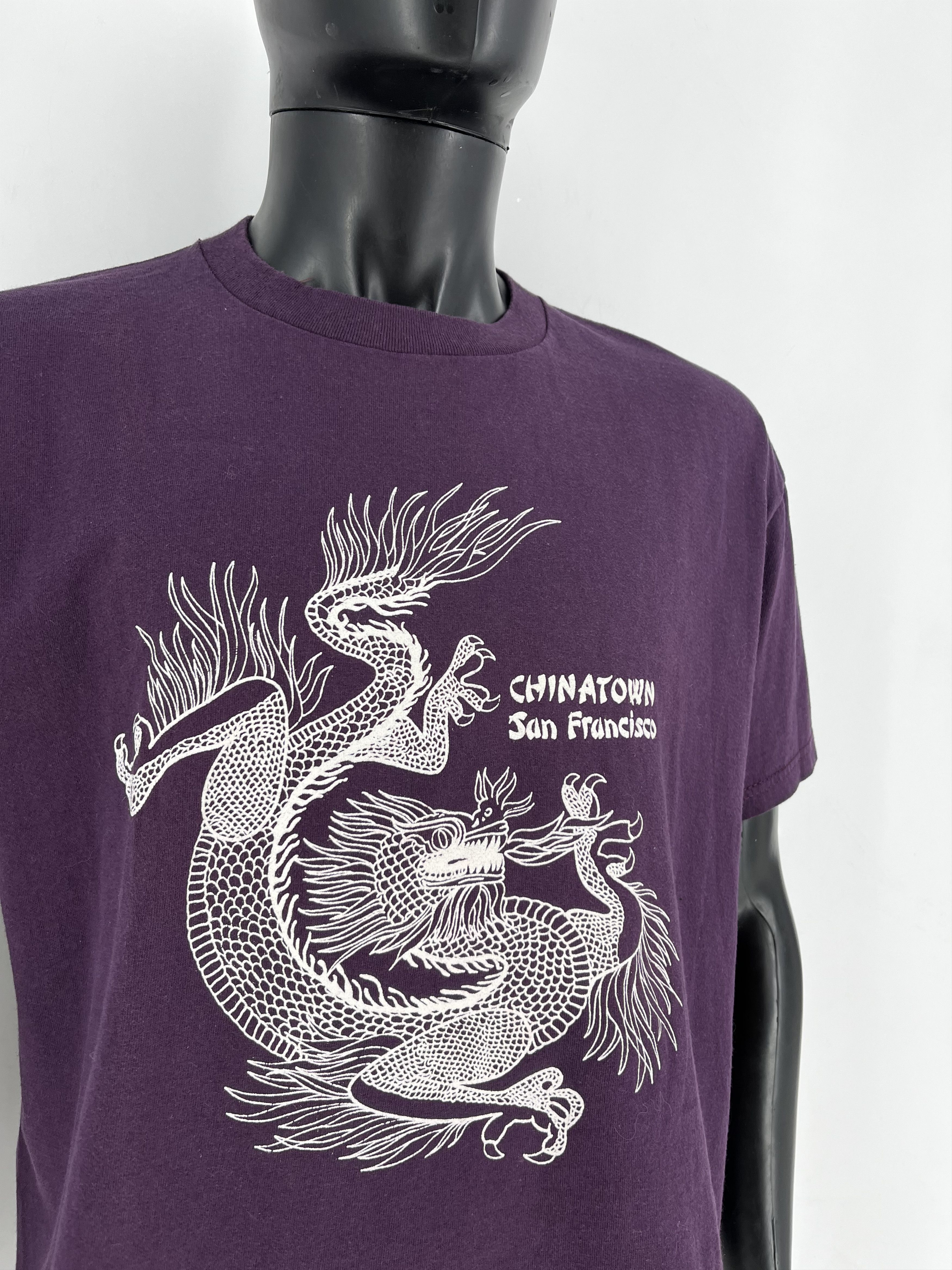 Other Vintage Y2k Washed AvantGarde Tribal Tee Dragon Streetwear L Size US L / EU 52-54 / 3 - 9 Thumbnail