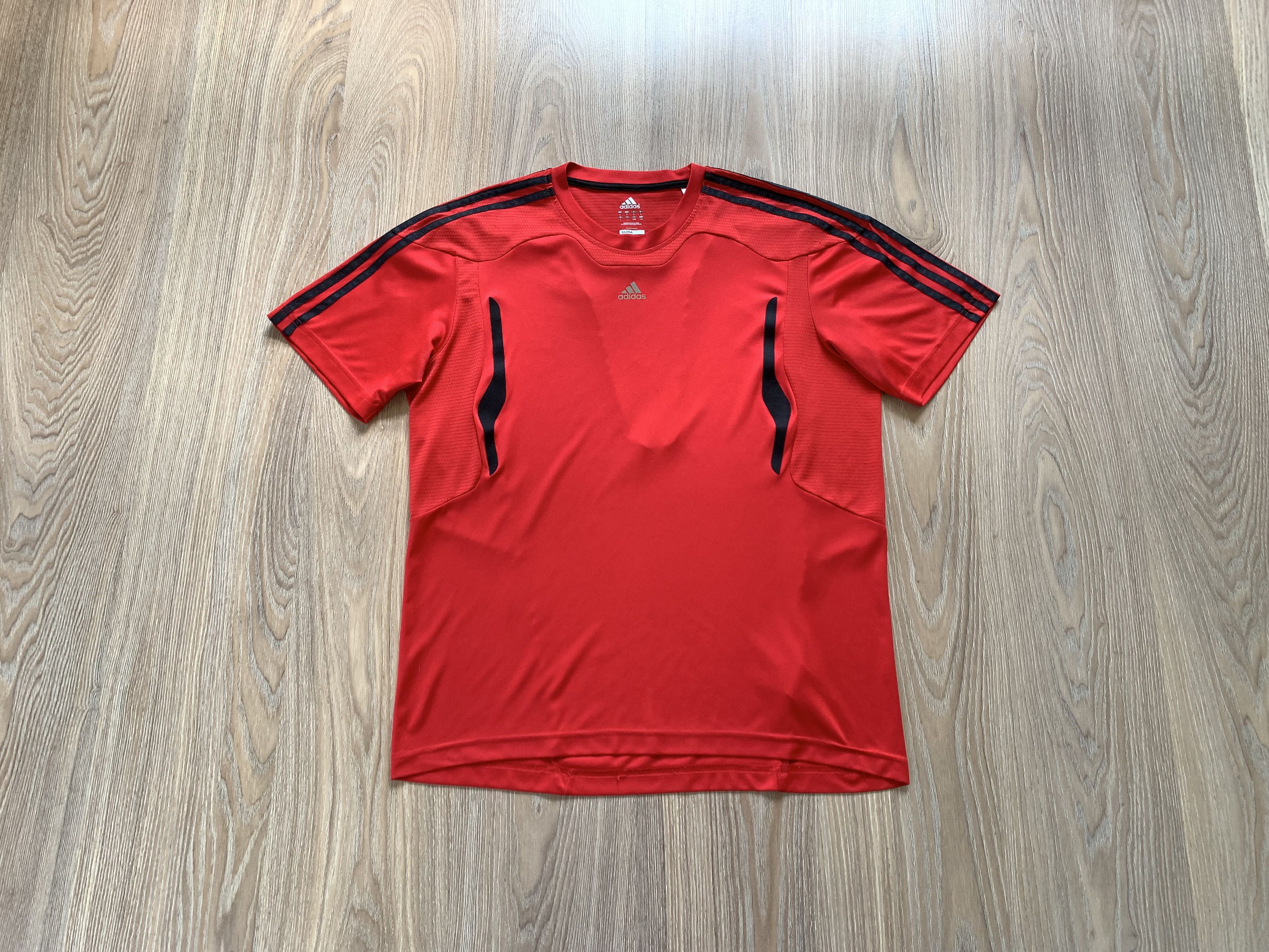 Adidas Adidas Climacool Red Sport Training T-Shirt Size US L / EU 52-54 / 3 - 1 Thumbnail