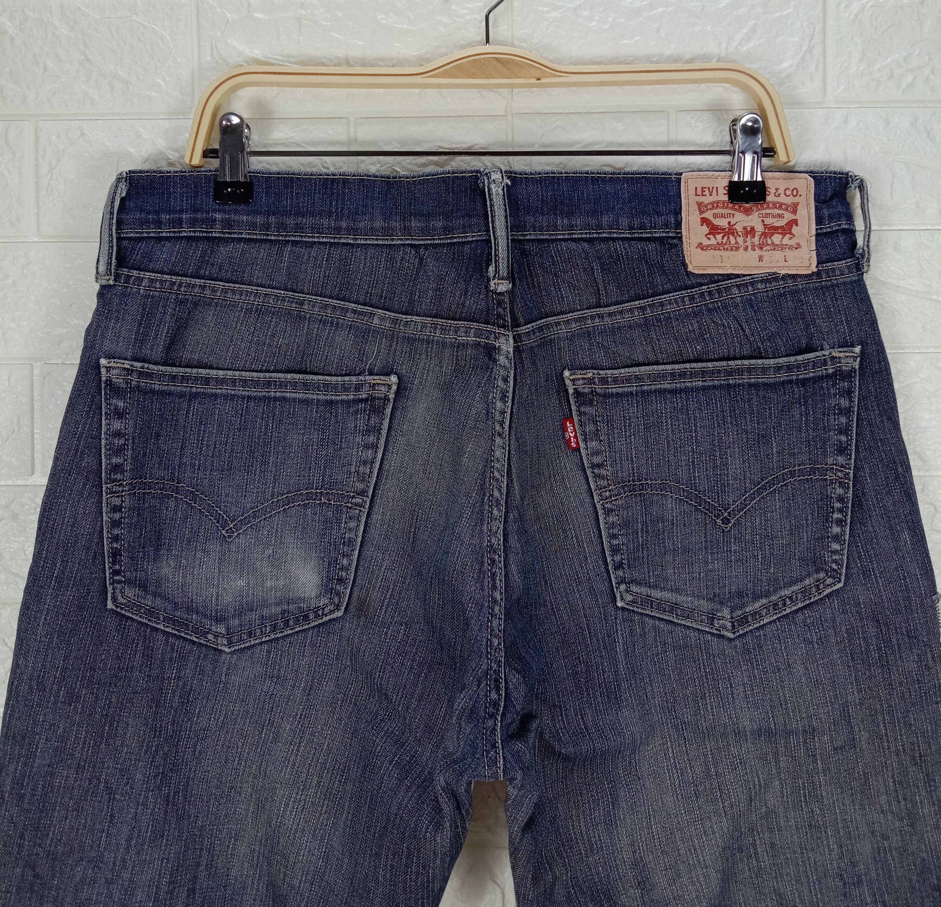 Levi's Vintage Levi's 511 Slim Jeans Earth Tone Distressed Denim Size US 36 / EU 52 - 6 Thumbnail