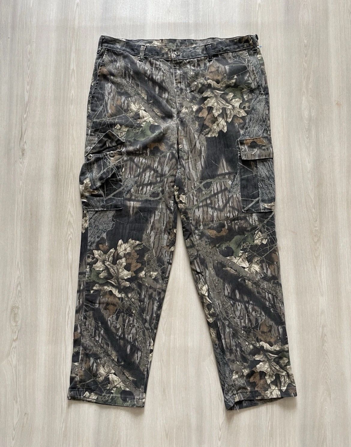 Mossy Oaks Vintage 90s Mossy Oak Pants Break Up Camo Cargo USA Sz 44 Size US 44 / EU 60 - 1 Thumbnail