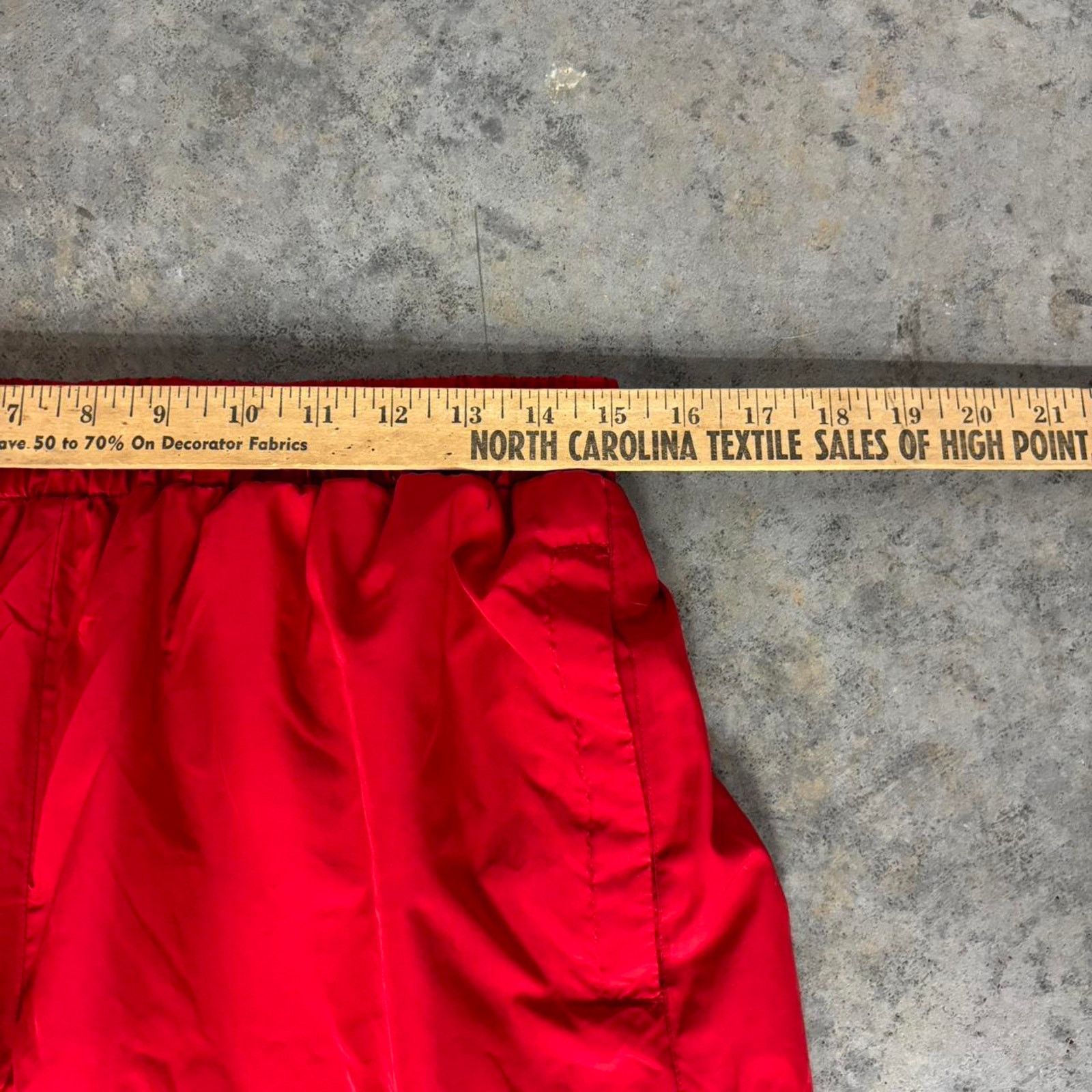 Vintage 2000s Baggy Red Track Pants Size US 30 / EU 46 - 4 Thumbnail